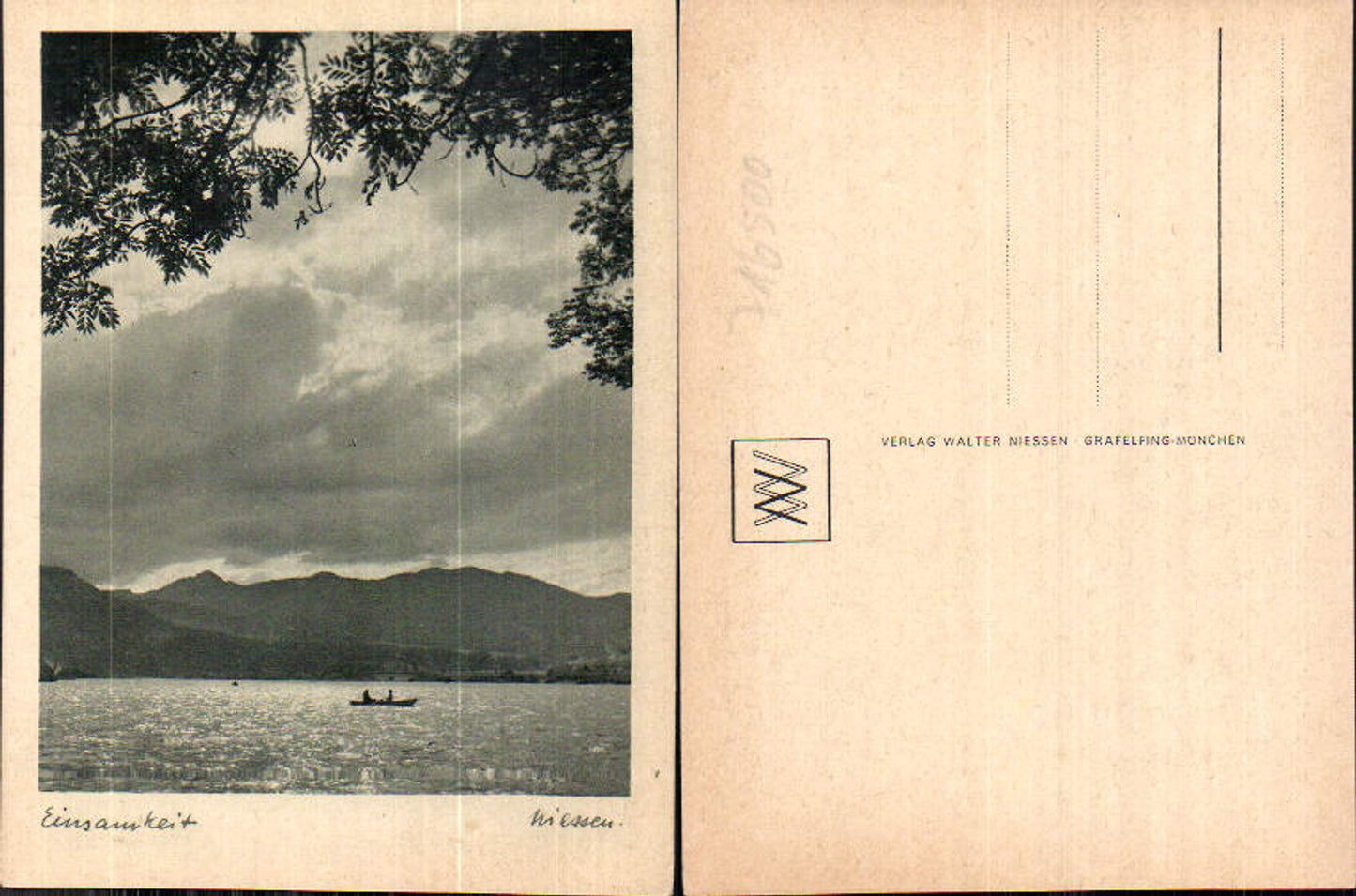 716500 Verlag Walter Niessen Gräfelfing München Chiemsee ?