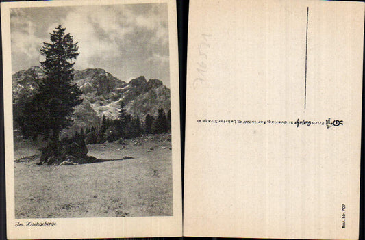 716521 Verlag Erich Gutjahr 709 Hochgebirge Berchtesgaden Ramsau ?