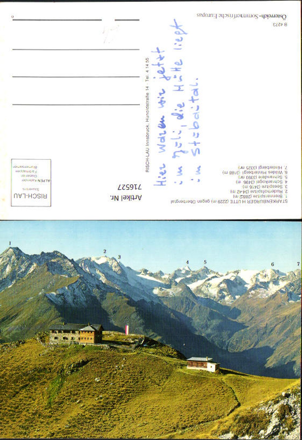 Alte Ansichtskarte – Old Postcard