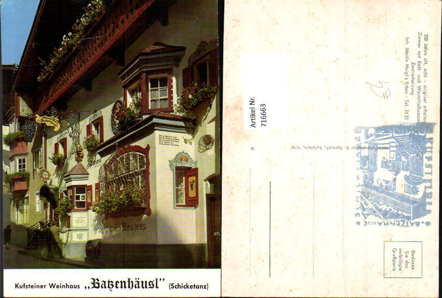 Alte Ansichtskarte – Old Postcard