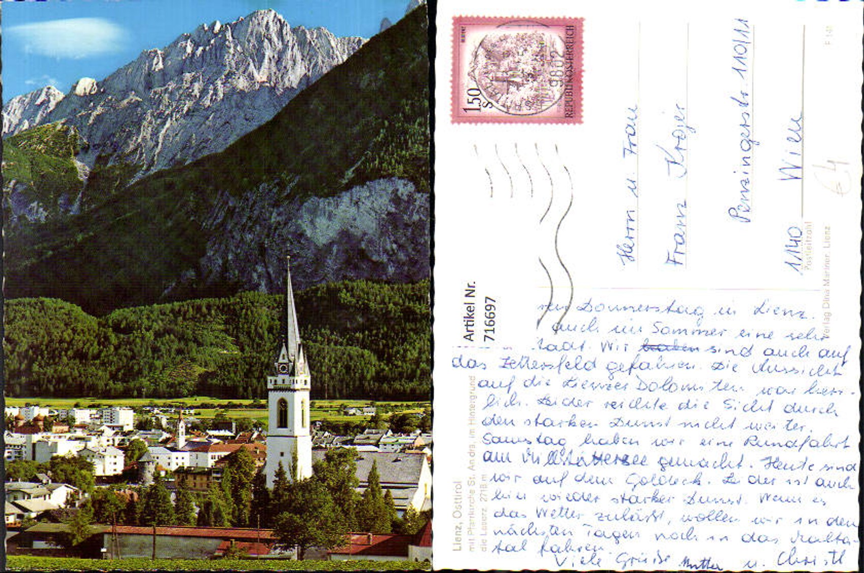 Alte Ansichtskarte – Old Postcard