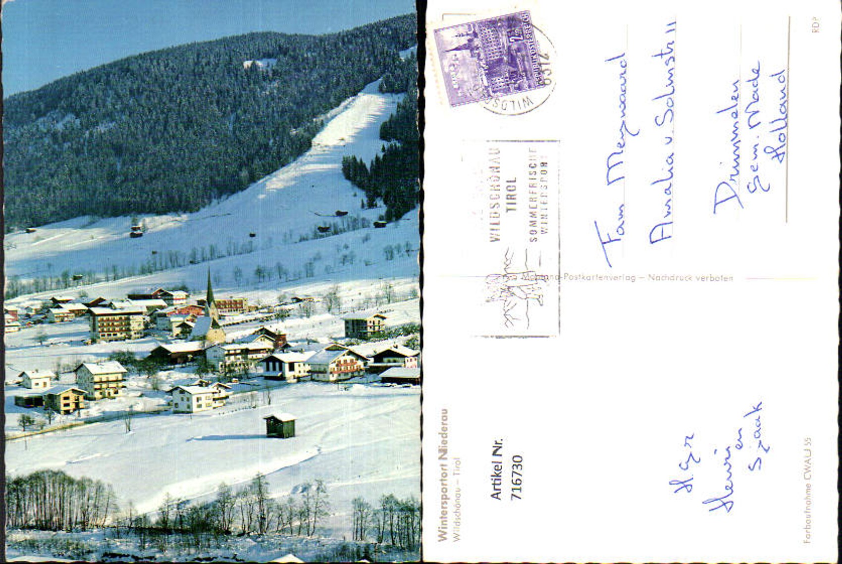 Alte Ansichtskarte – Old Postcard
