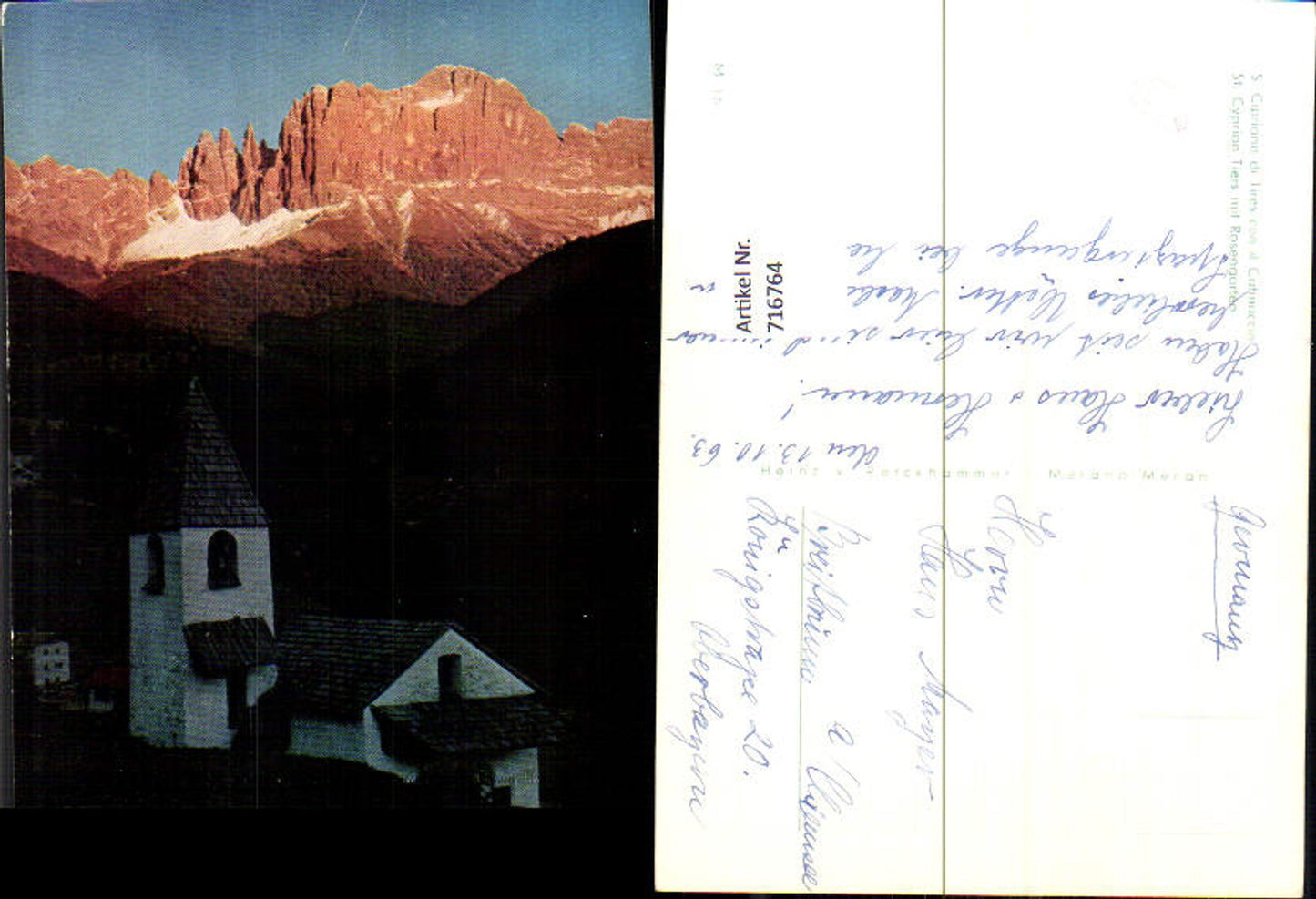 Alte Ansichtskarte – Old Postcard
