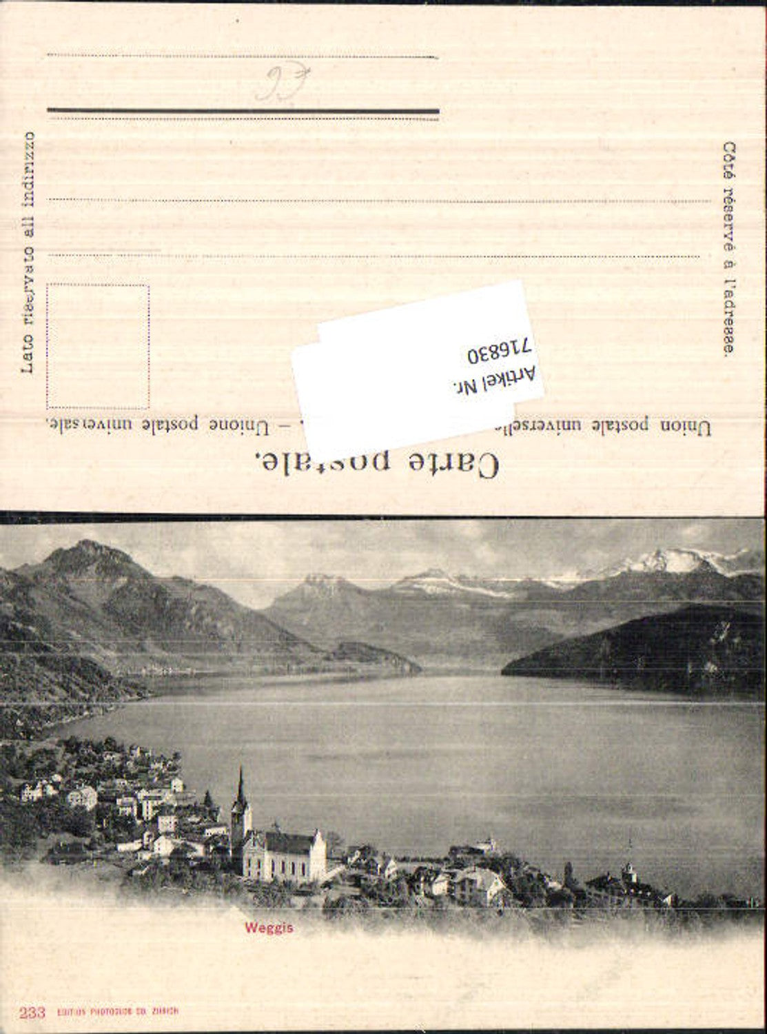 Alte Ansichtskarte – Old Postcard