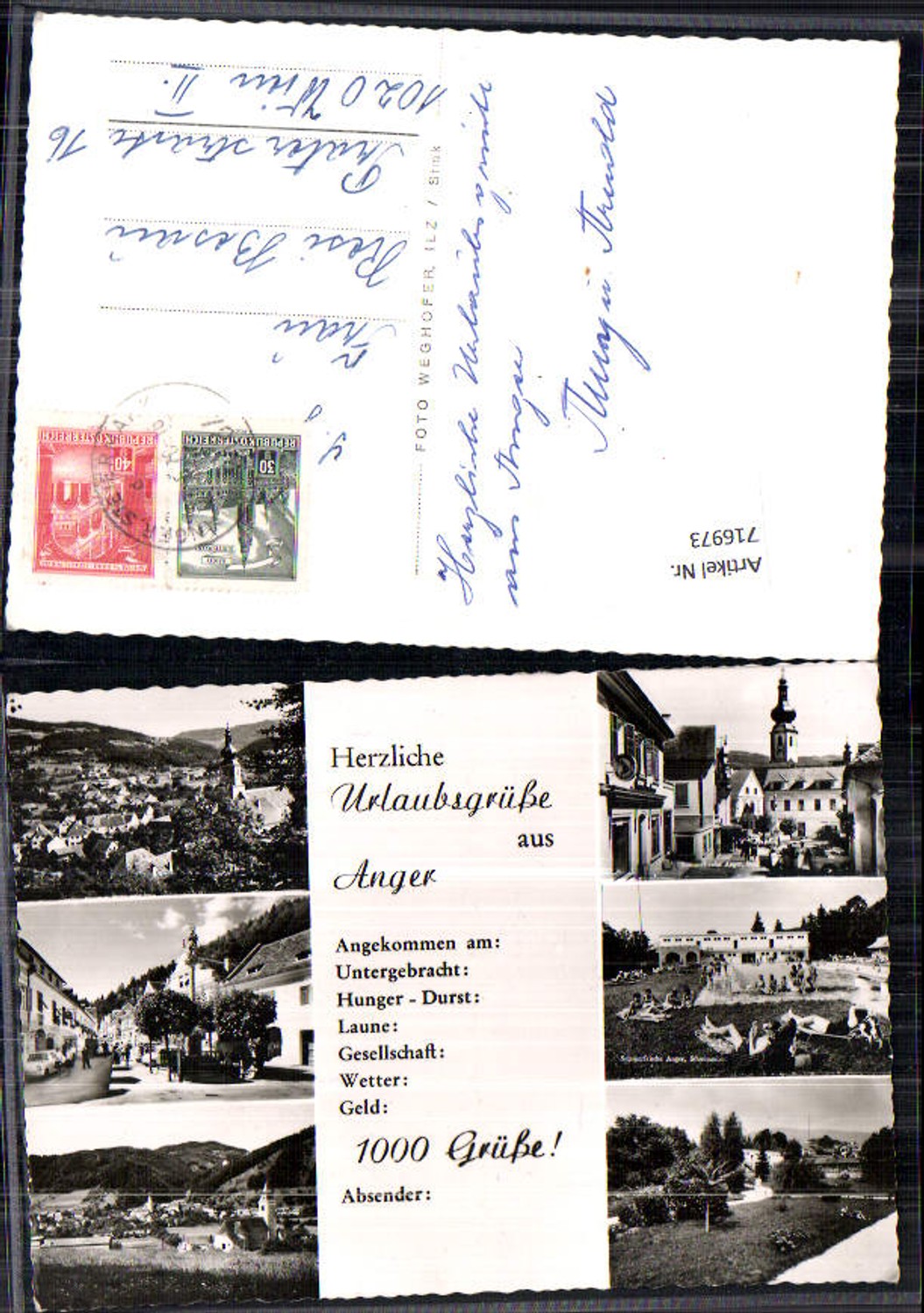 Alte Ansichtskarte – Old Postcard