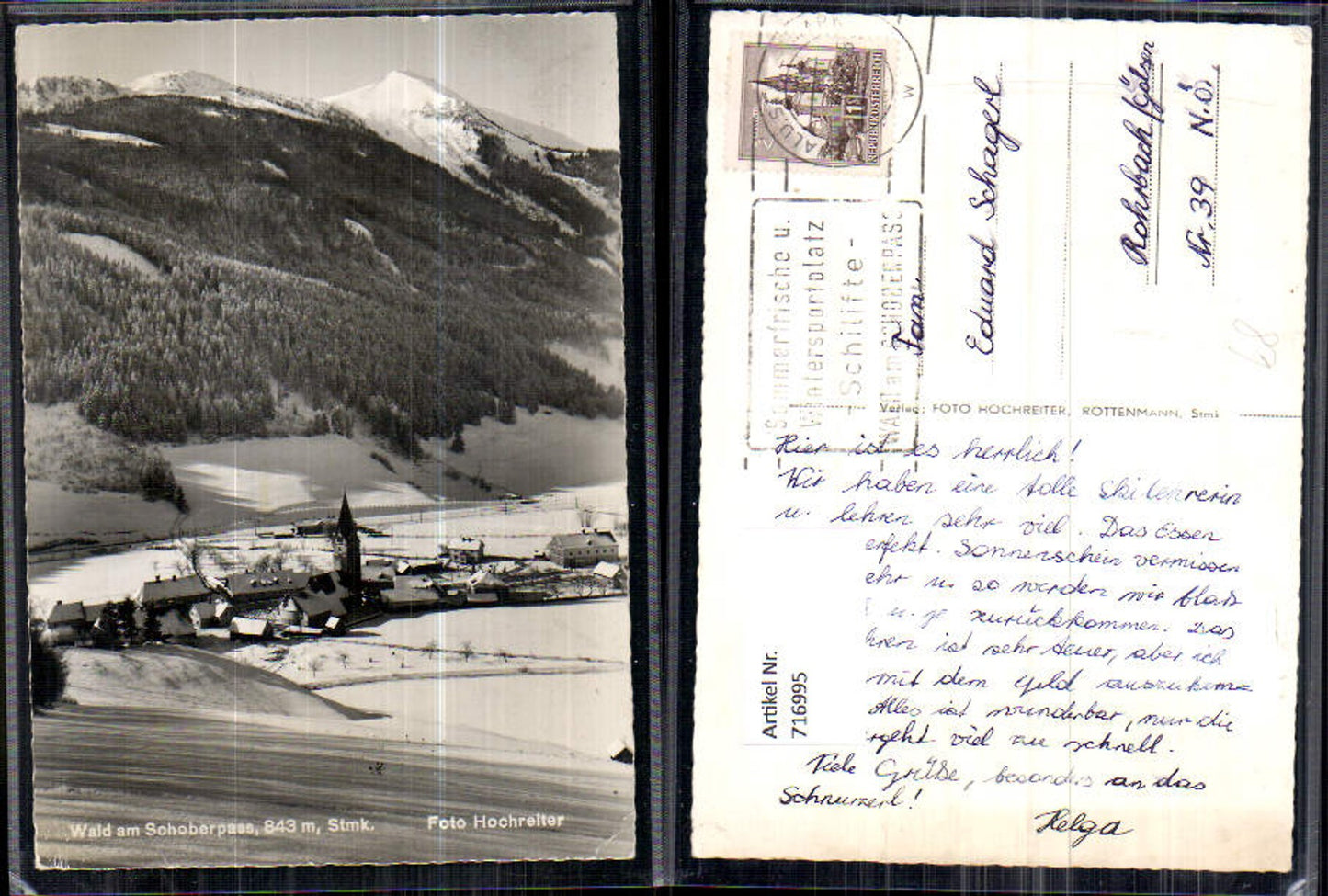 Alte Ansichtskarte – Old Postcard