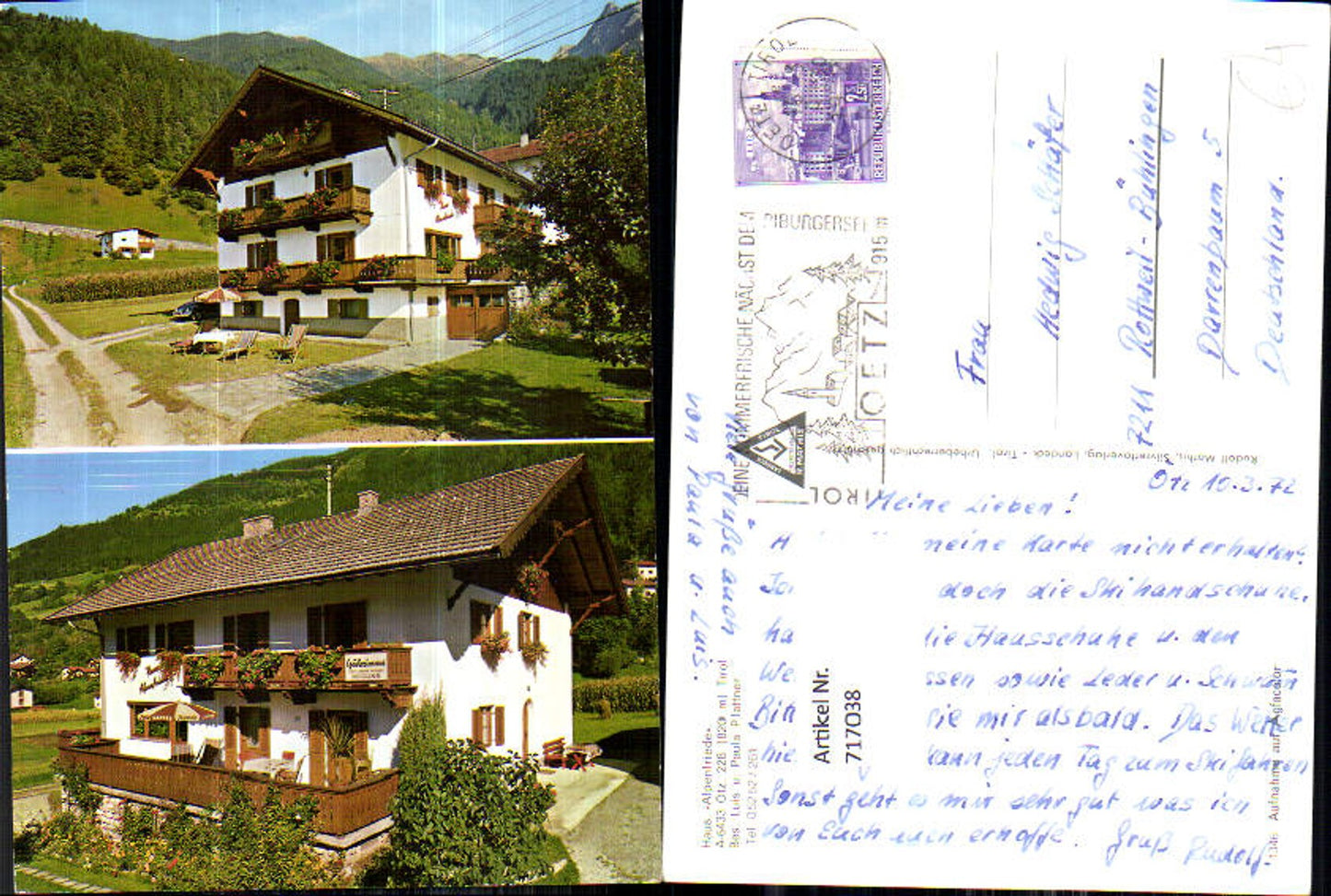 Alte Ansichtskarte – Old Postcard