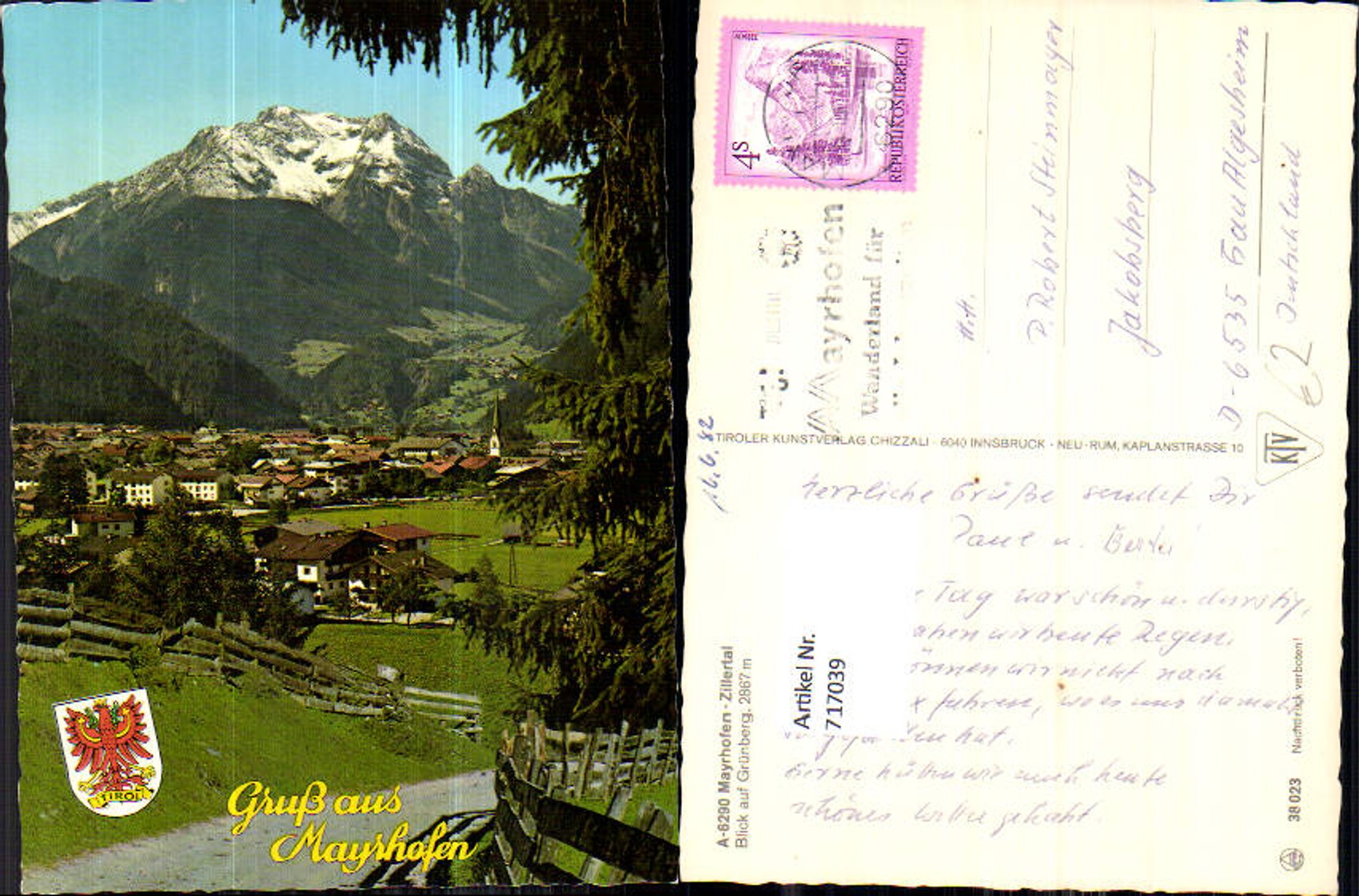 Alte Ansichtskarte – Old Postcard