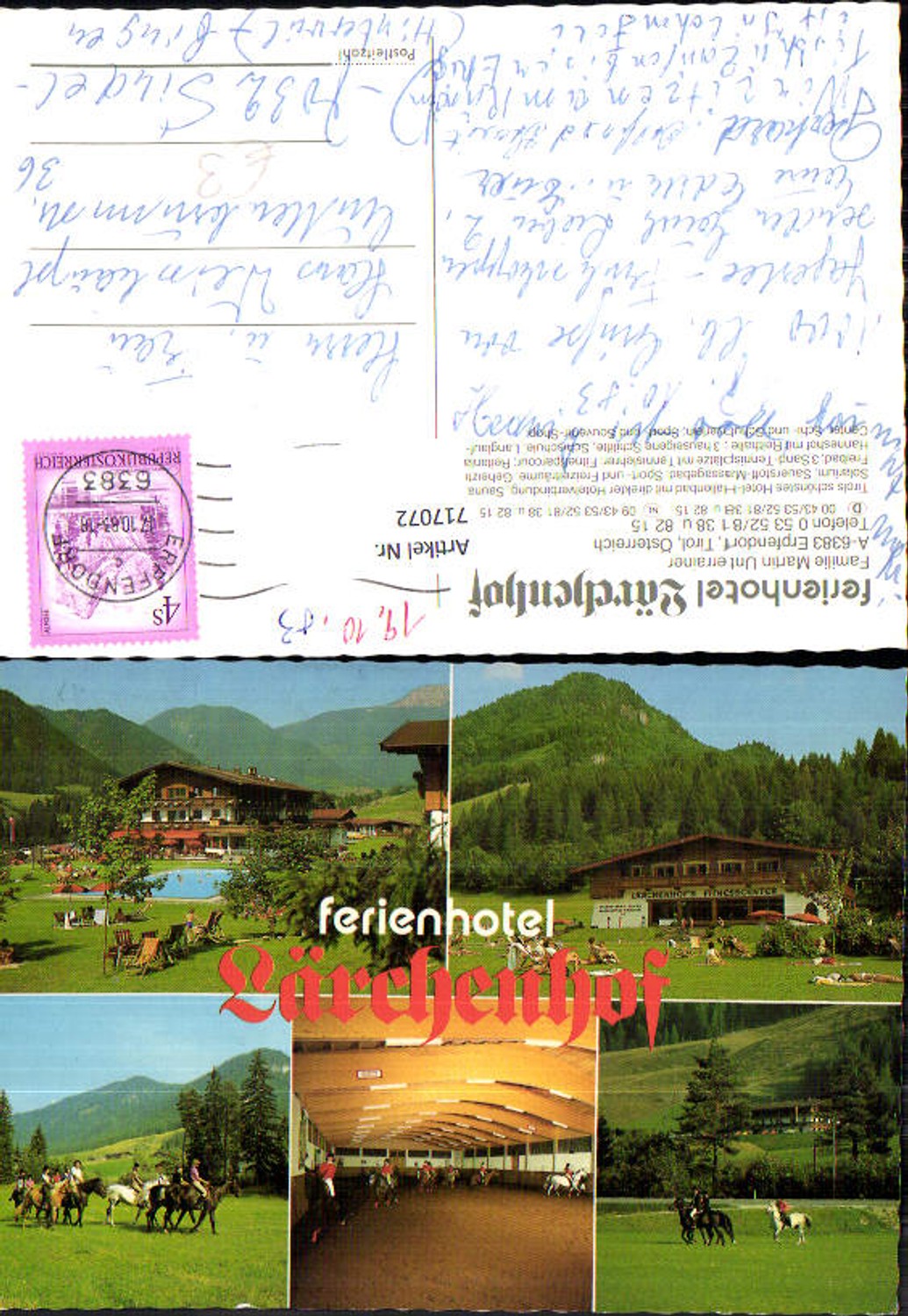 Alte Ansichtskarte – Old Postcard