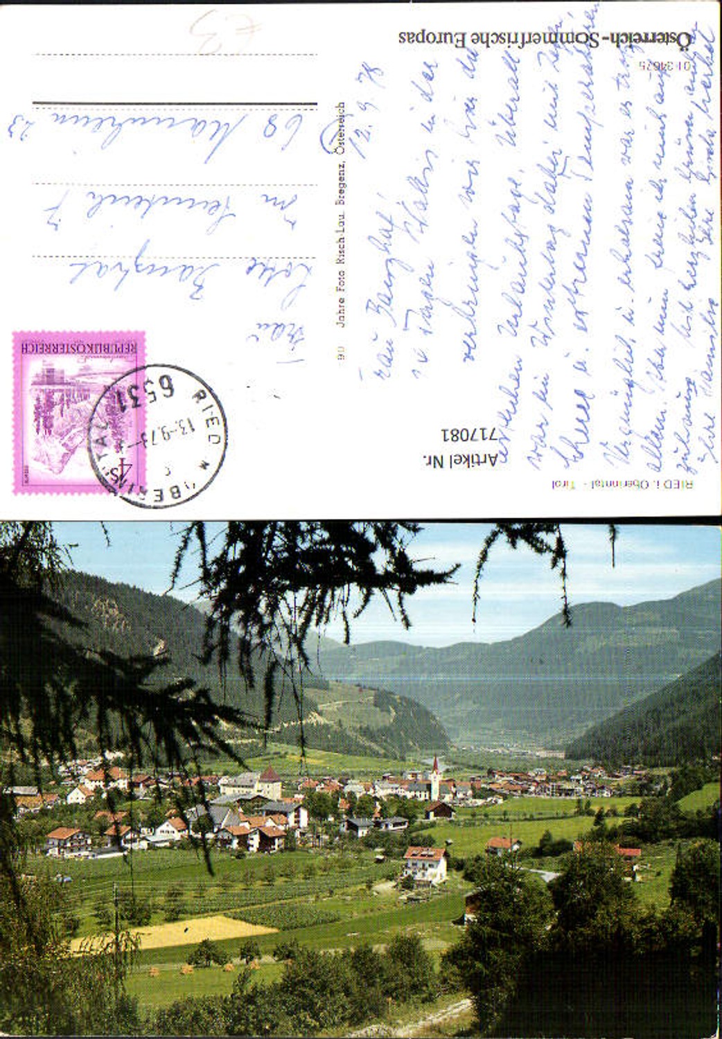 Alte Ansichtskarte – Old Postcard