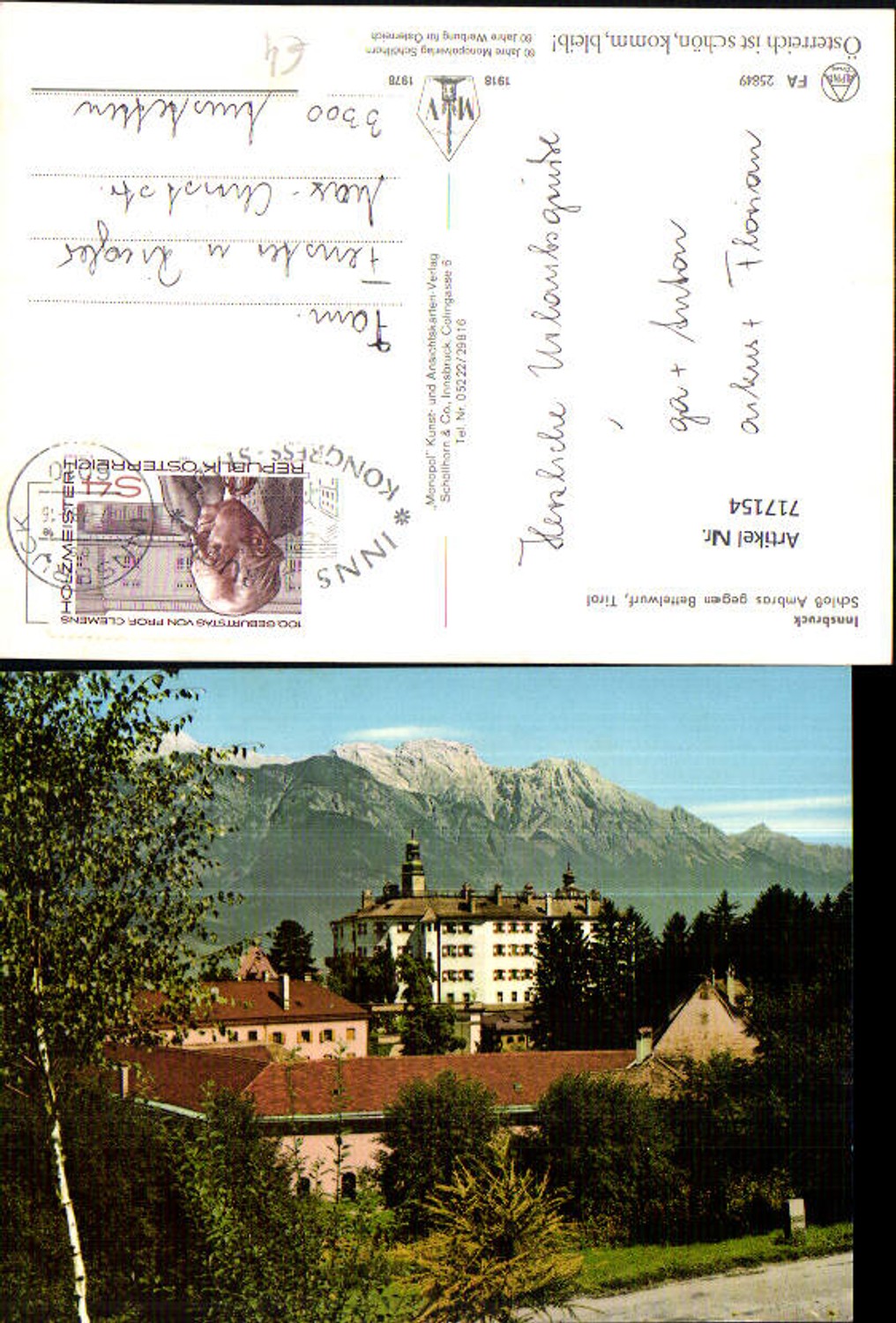Alte Ansichtskarte – Old Postcard