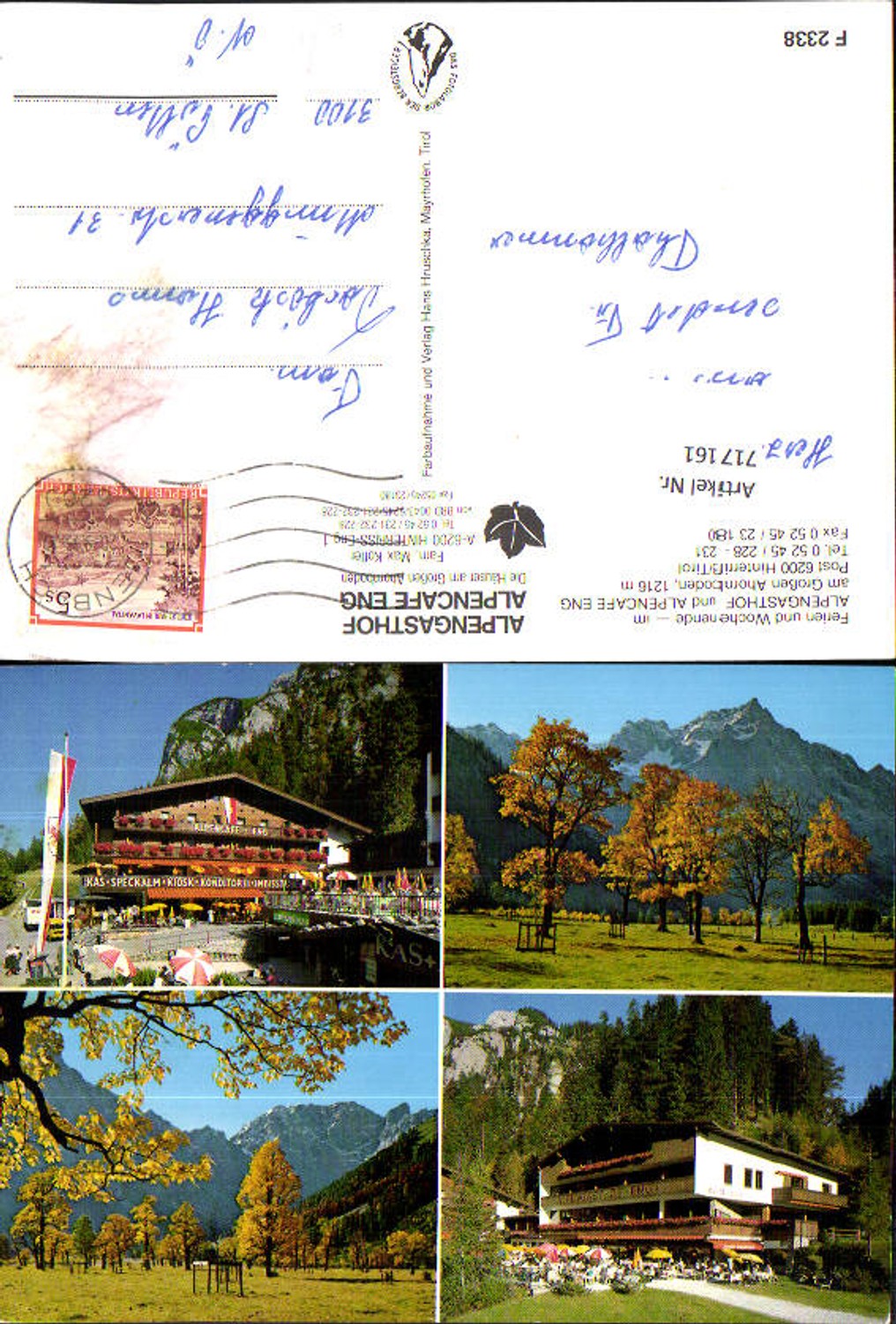 Alte Ansichtskarte – Old Postcard