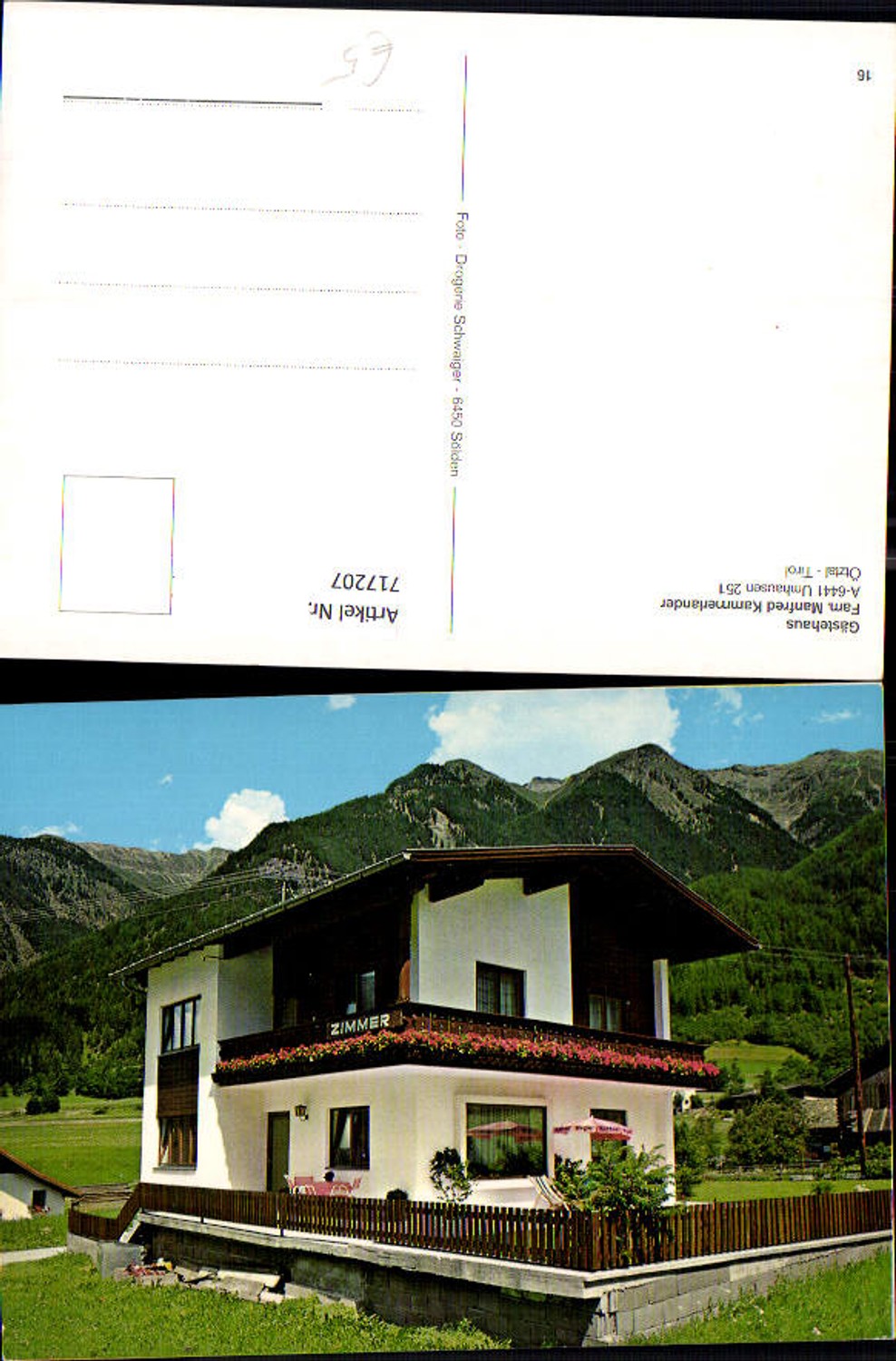Alte Ansichtskarte – Old Postcard