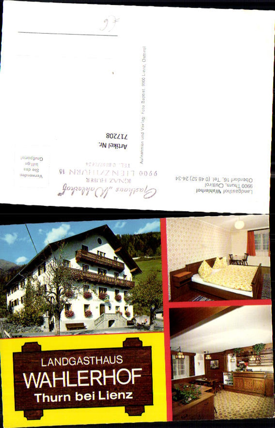 Alte Ansichtskarte – Old Postcard
