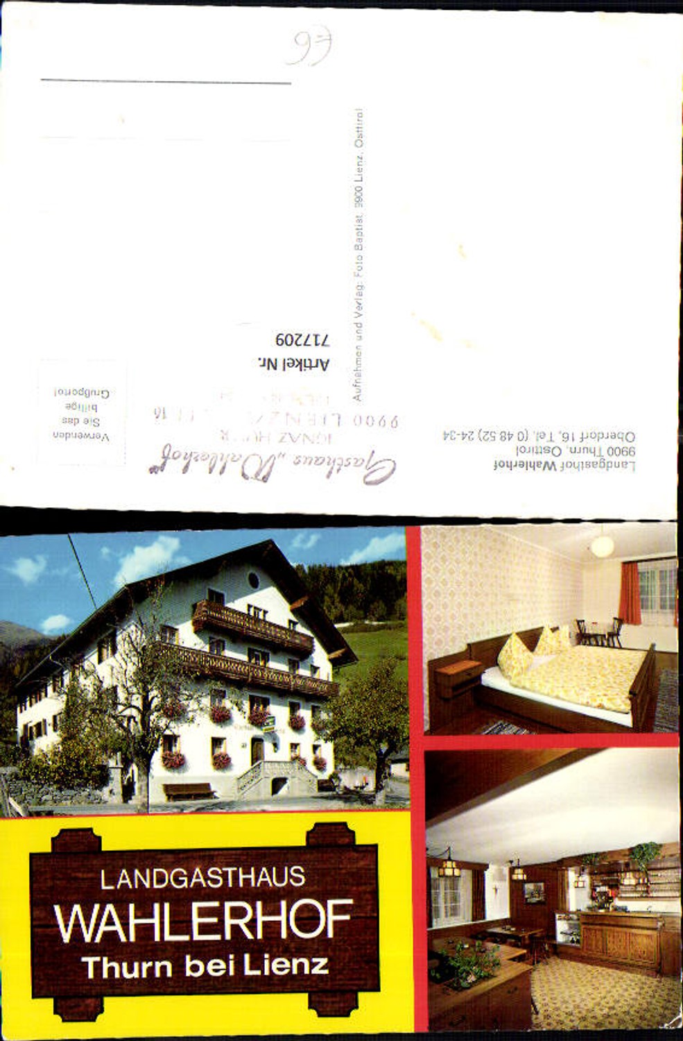 Alte Ansichtskarte – Old Postcard