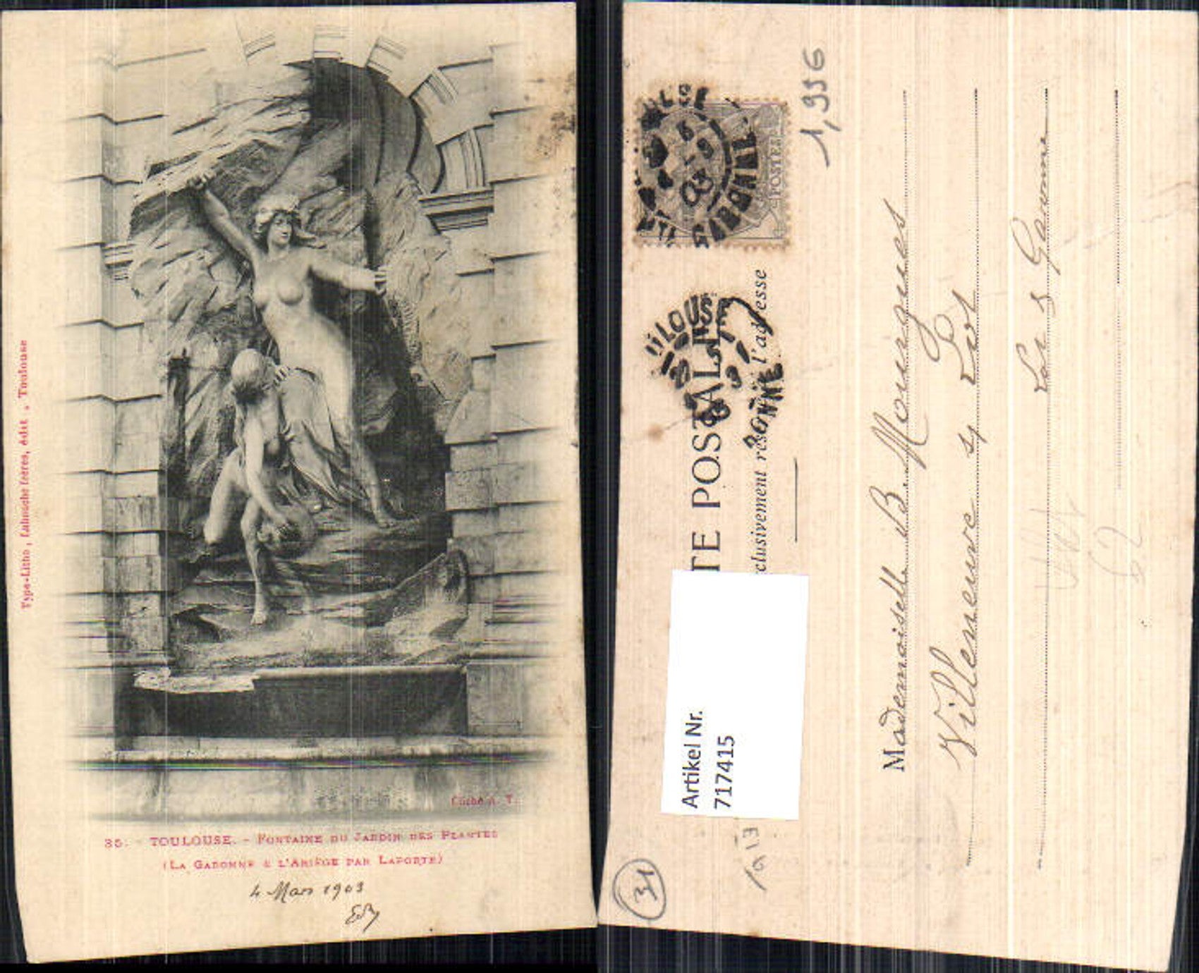 Alte Ansichtskarte – Old Postcard