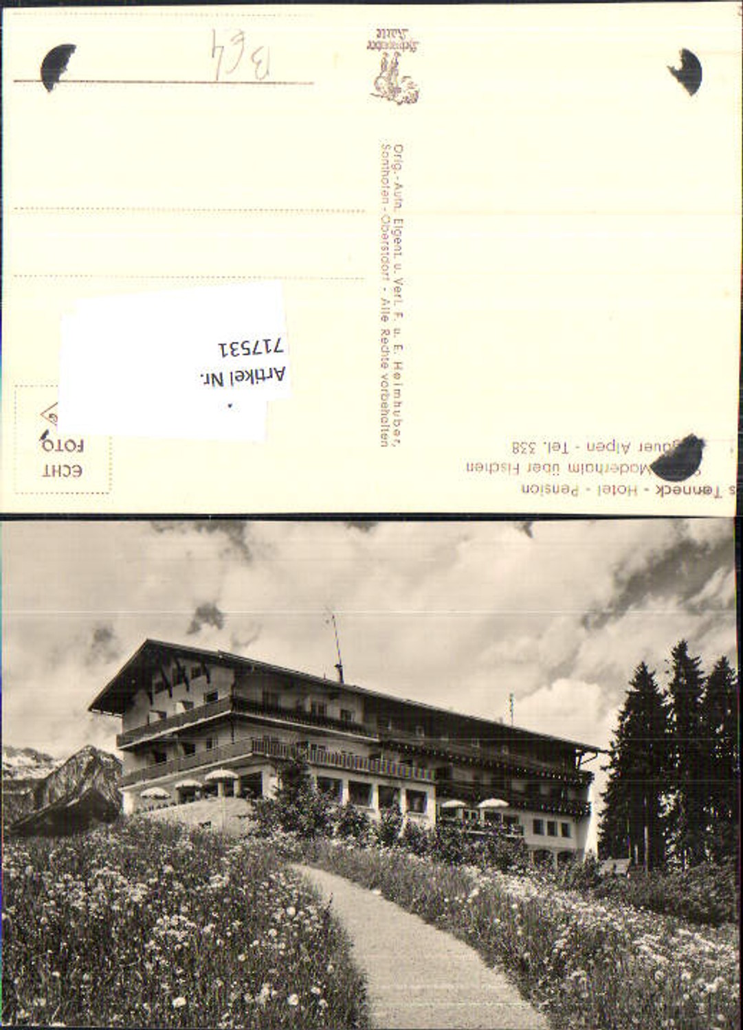 Alte Ansichtskarte – Old Postcard