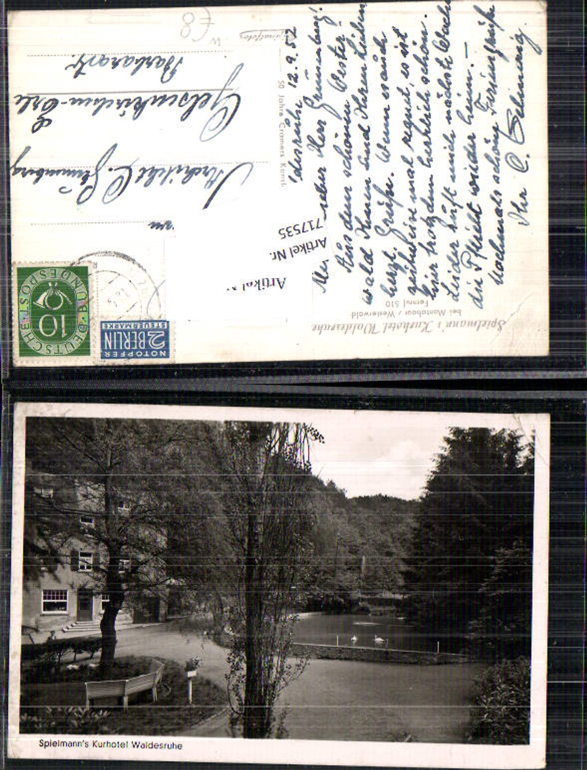 Alte Ansichtskarte – Old Postcard