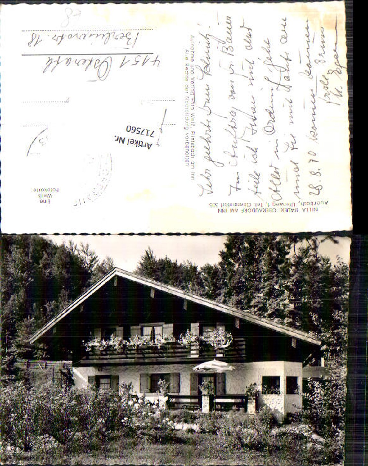 Alte Ansichtskarte – Old Postcard