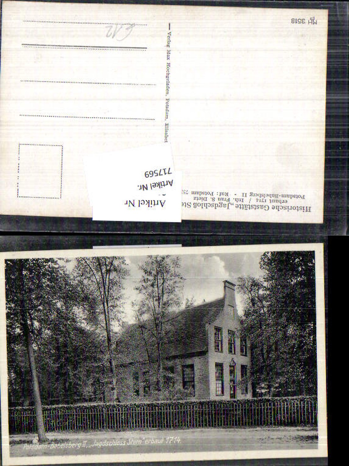 Alte Ansichtskarte – Old Postcard