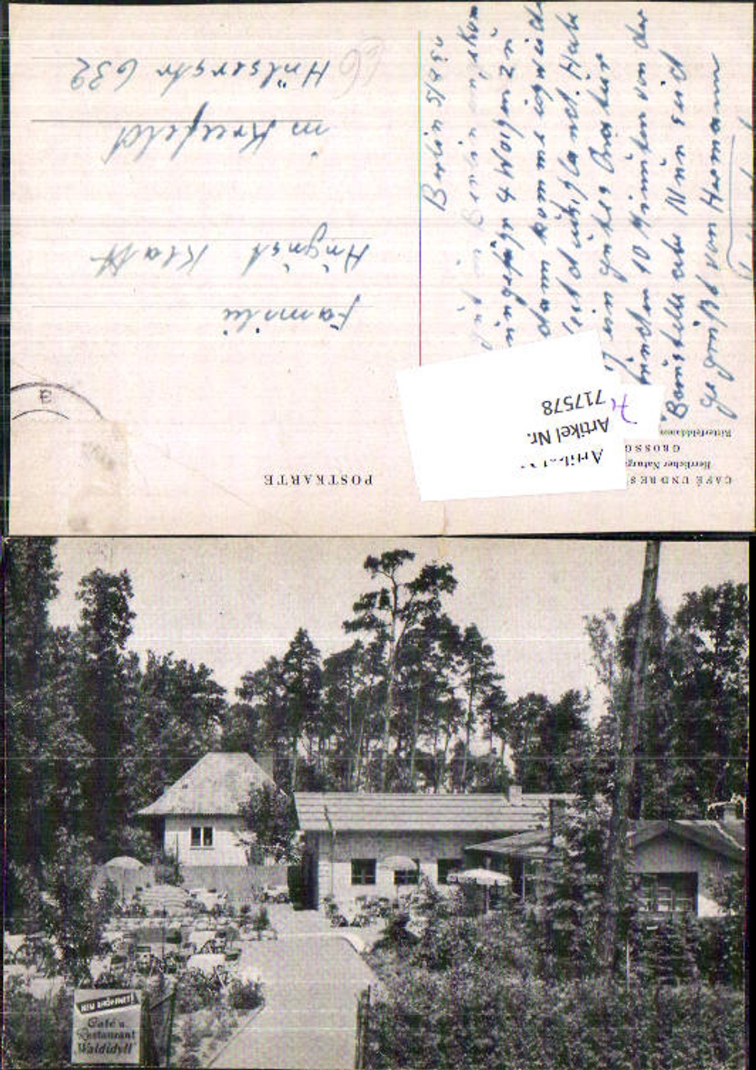 Alte Ansichtskarte – Old Postcard