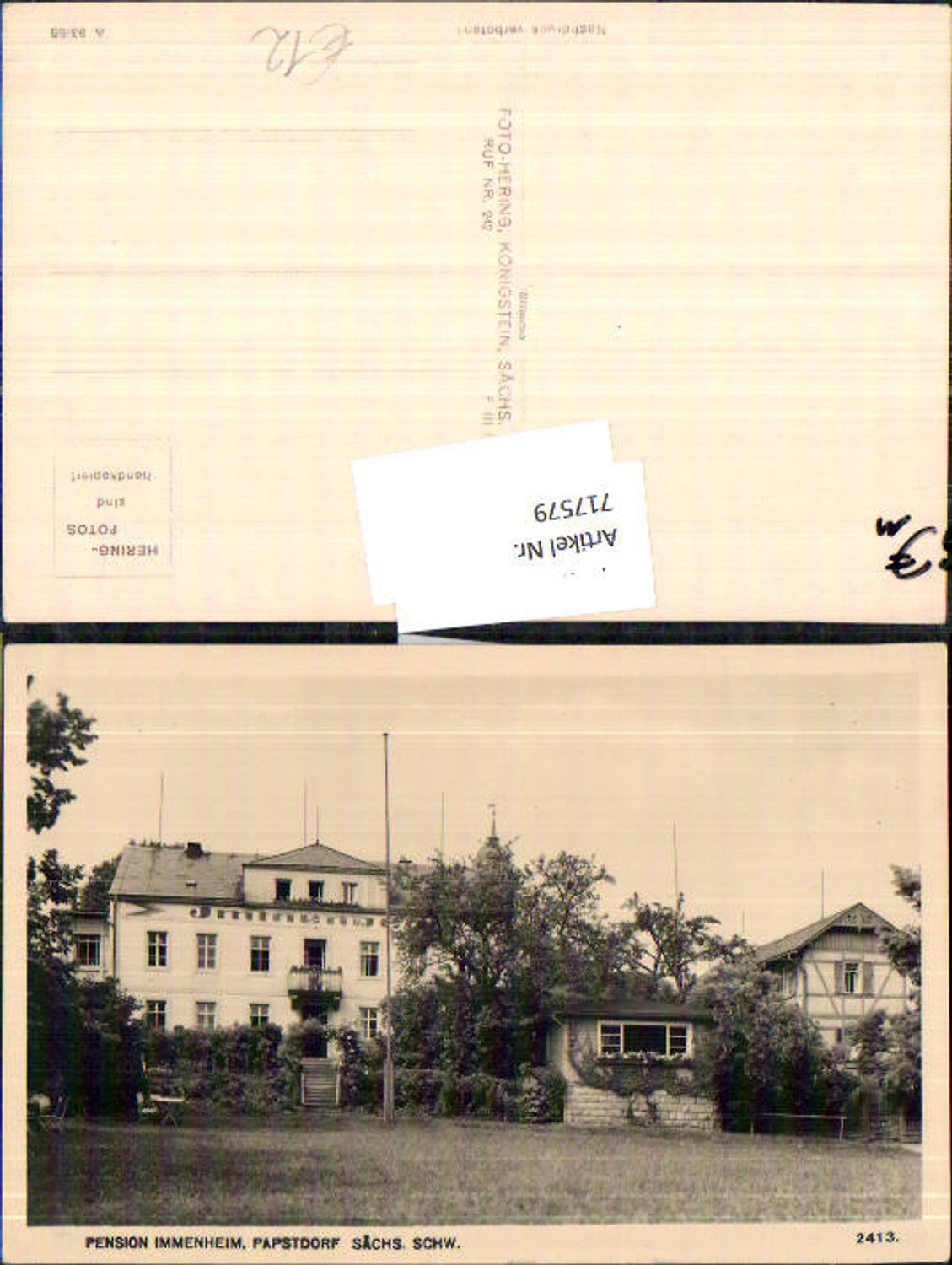 Alte Ansichtskarte – Old Postcard