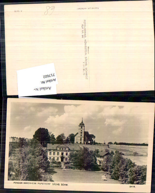 Alte Ansichtskarte – Old Postcard