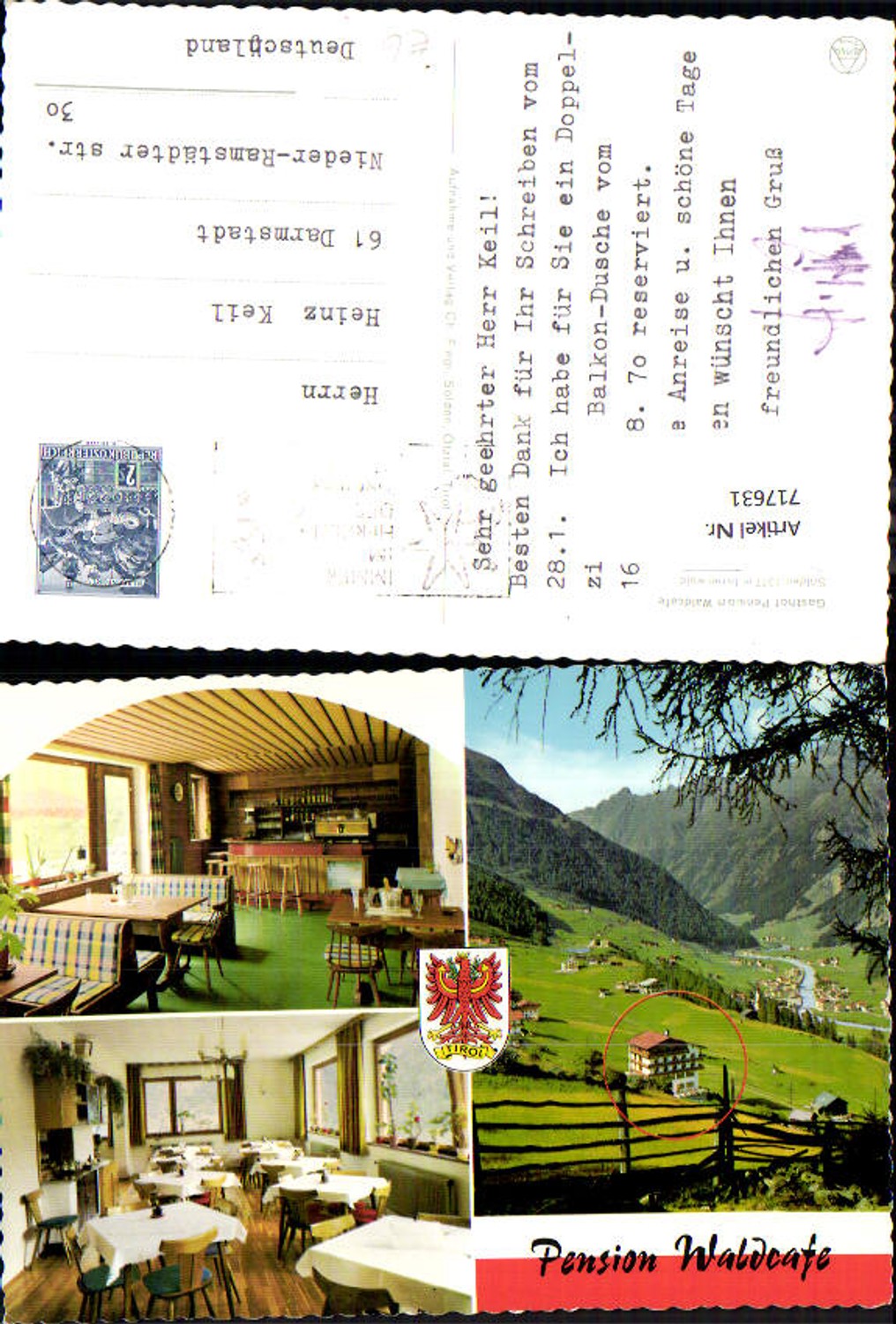 Alte Ansichtskarte – Old Postcard
