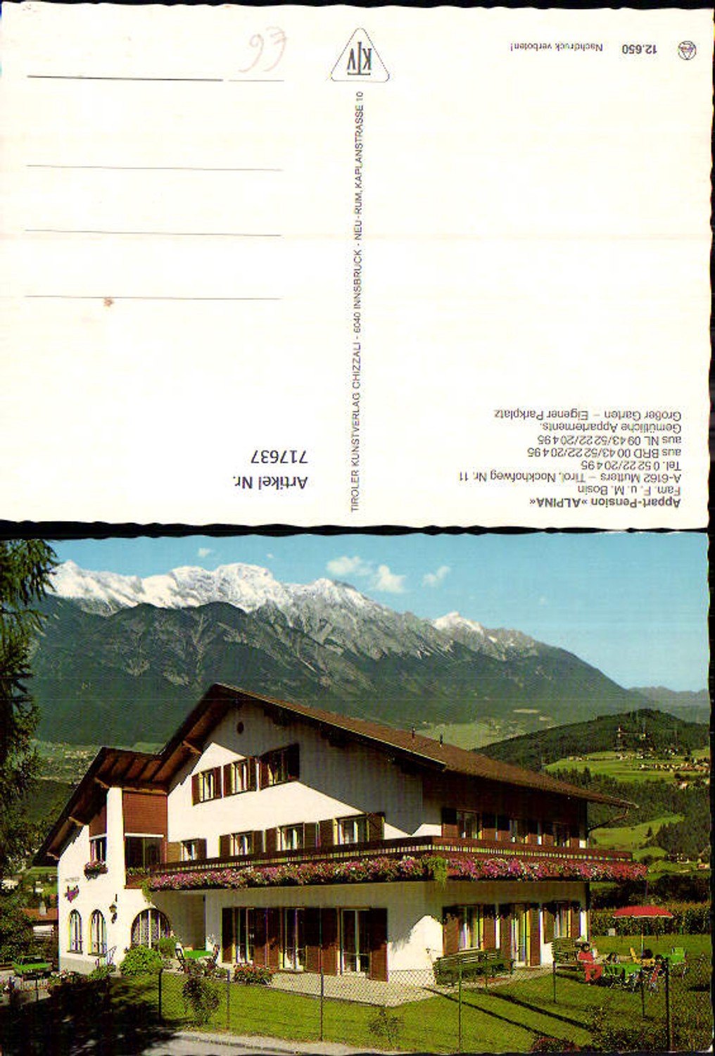 Alte Ansichtskarte – Old Postcard