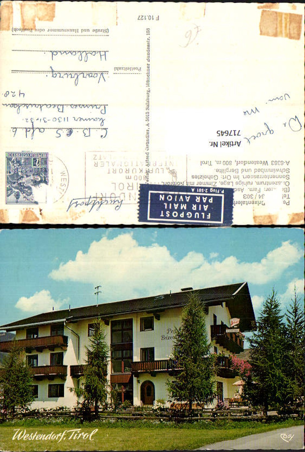Alte Ansichtskarte – Old Postcard