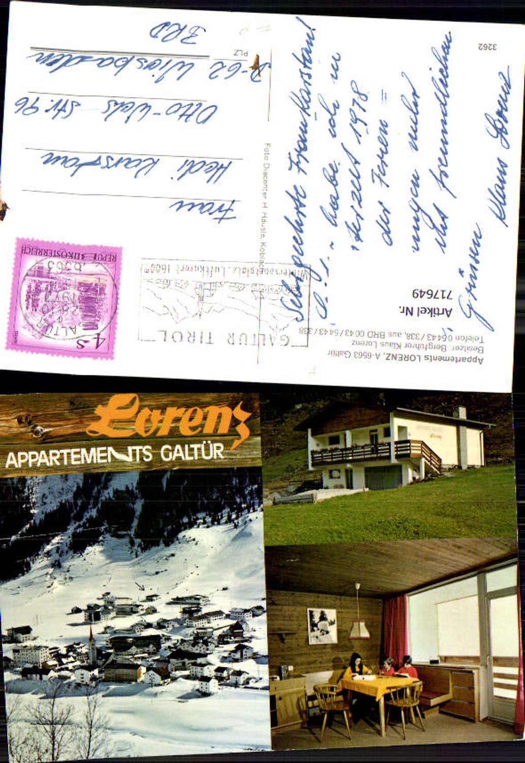 Alte Ansichtskarte – Old Postcard