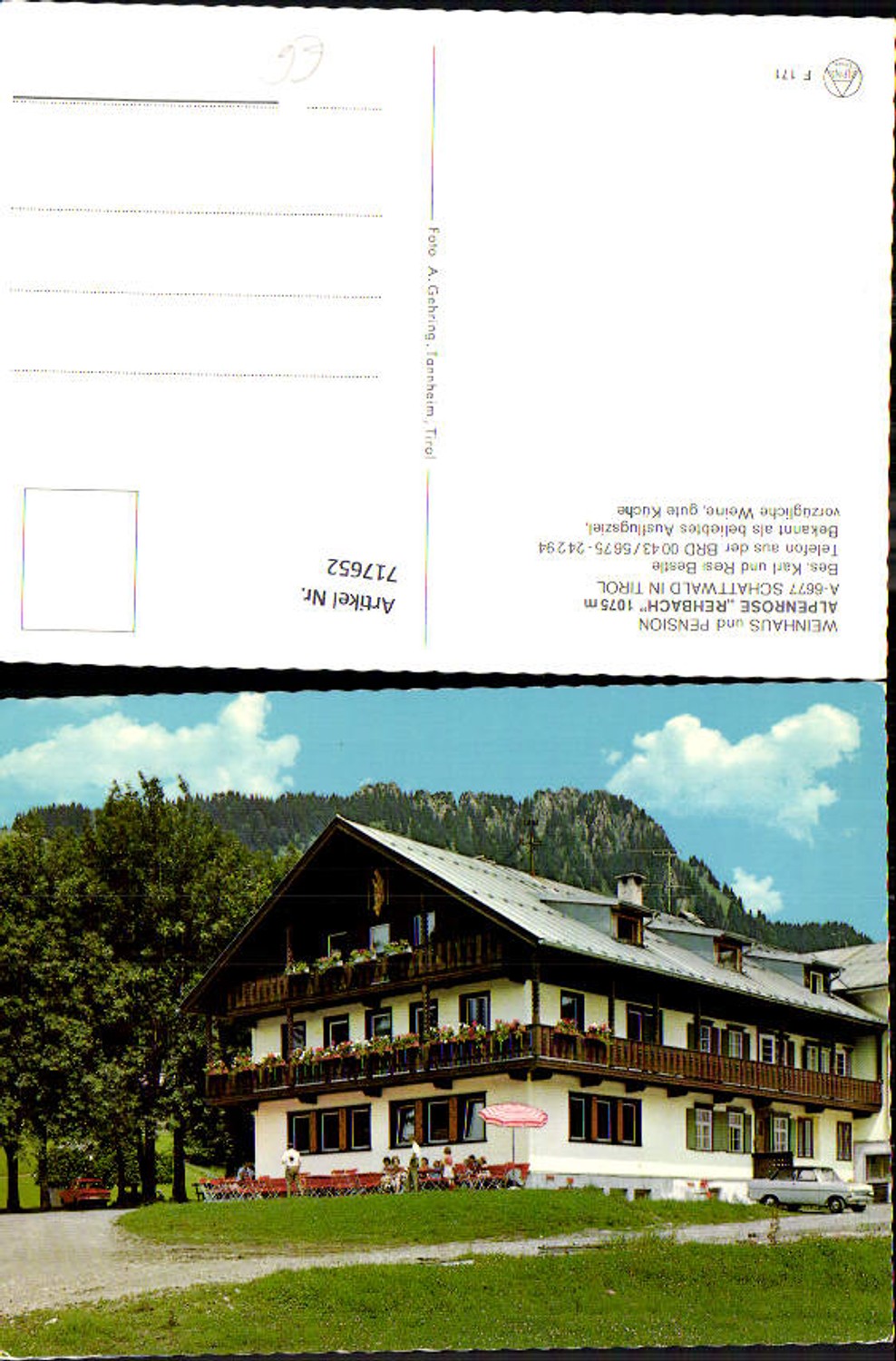 Alte Ansichtskarte – Old Postcard