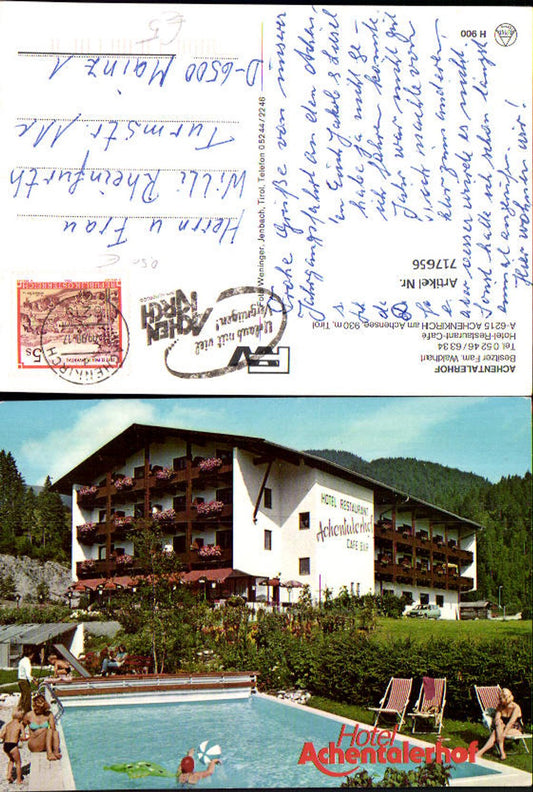 Alte Ansichtskarte – Old Postcard