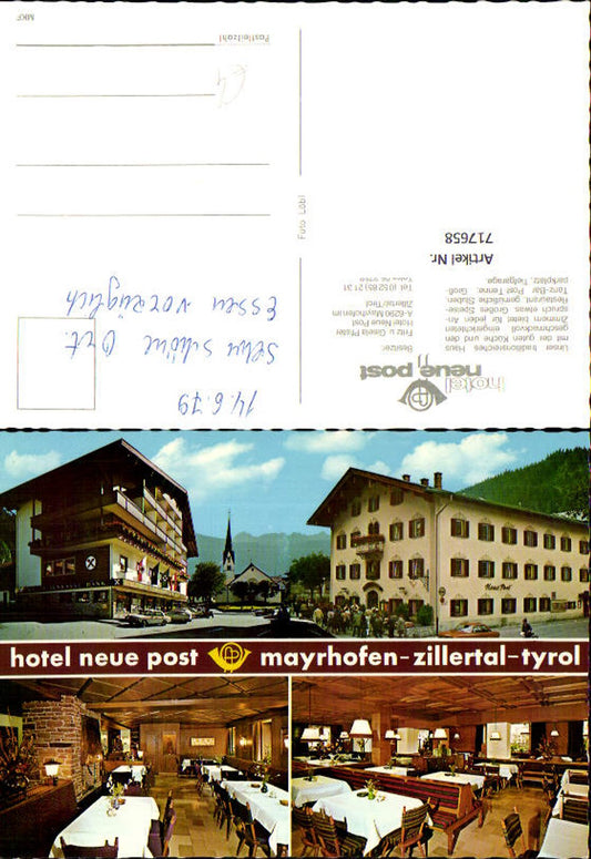 Alte Ansichtskarte – Old Postcard