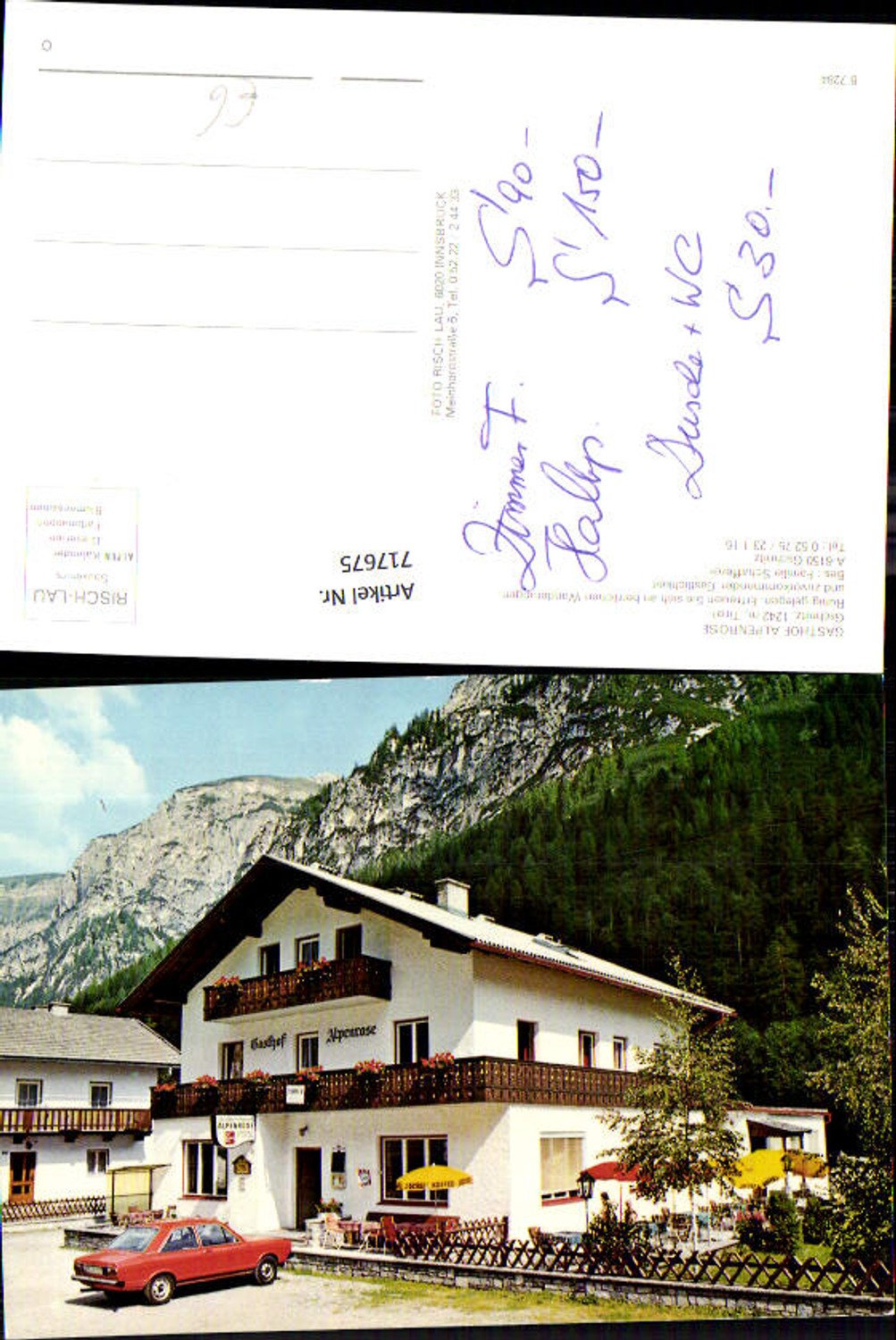 Alte Ansichtskarte – Old Postcard
