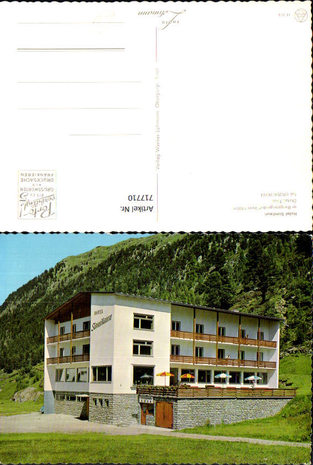 Alte Ansichtskarte – Old Postcard