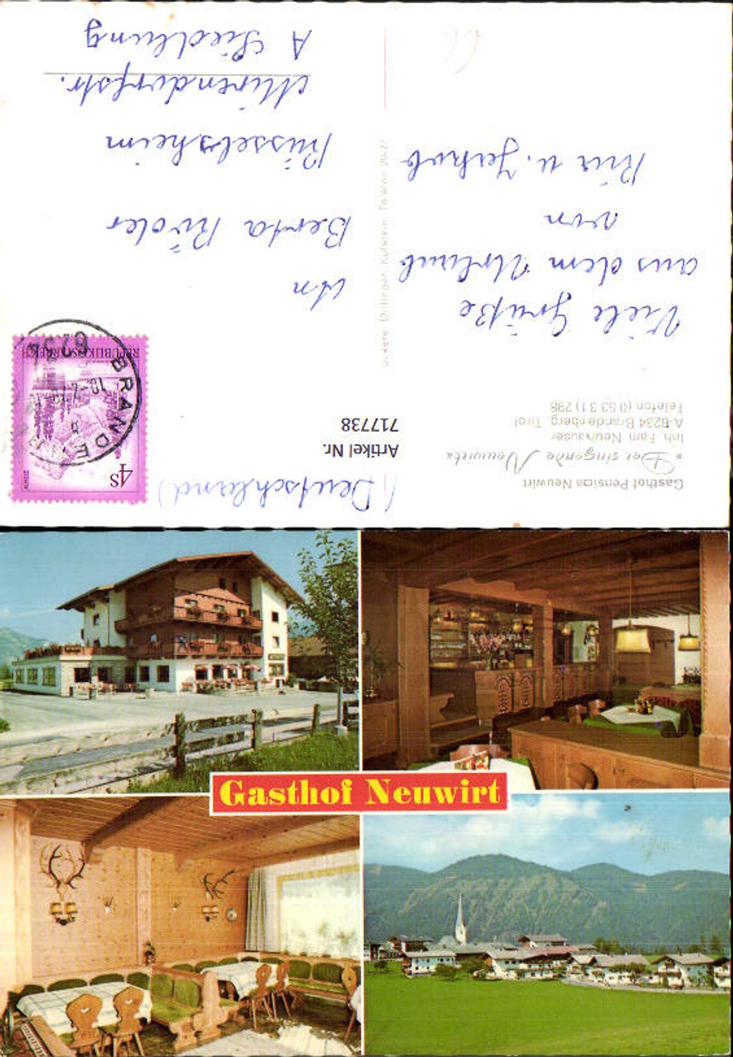 Alte Ansichtskarte – Old Postcard