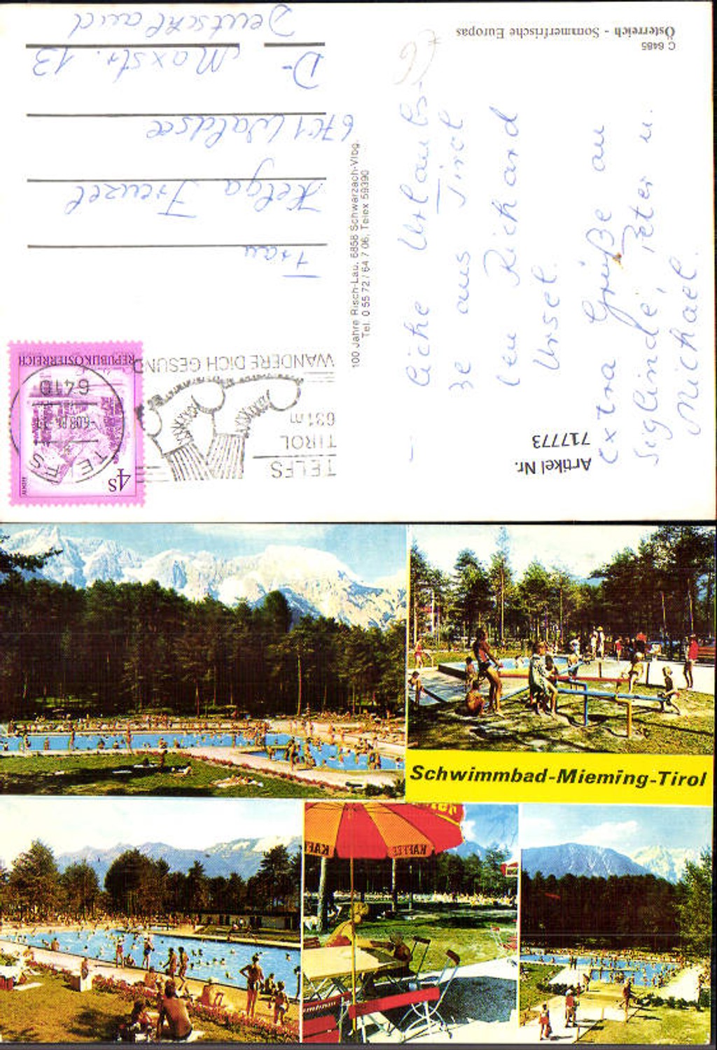 Alte Ansichtskarte – Old Postcard