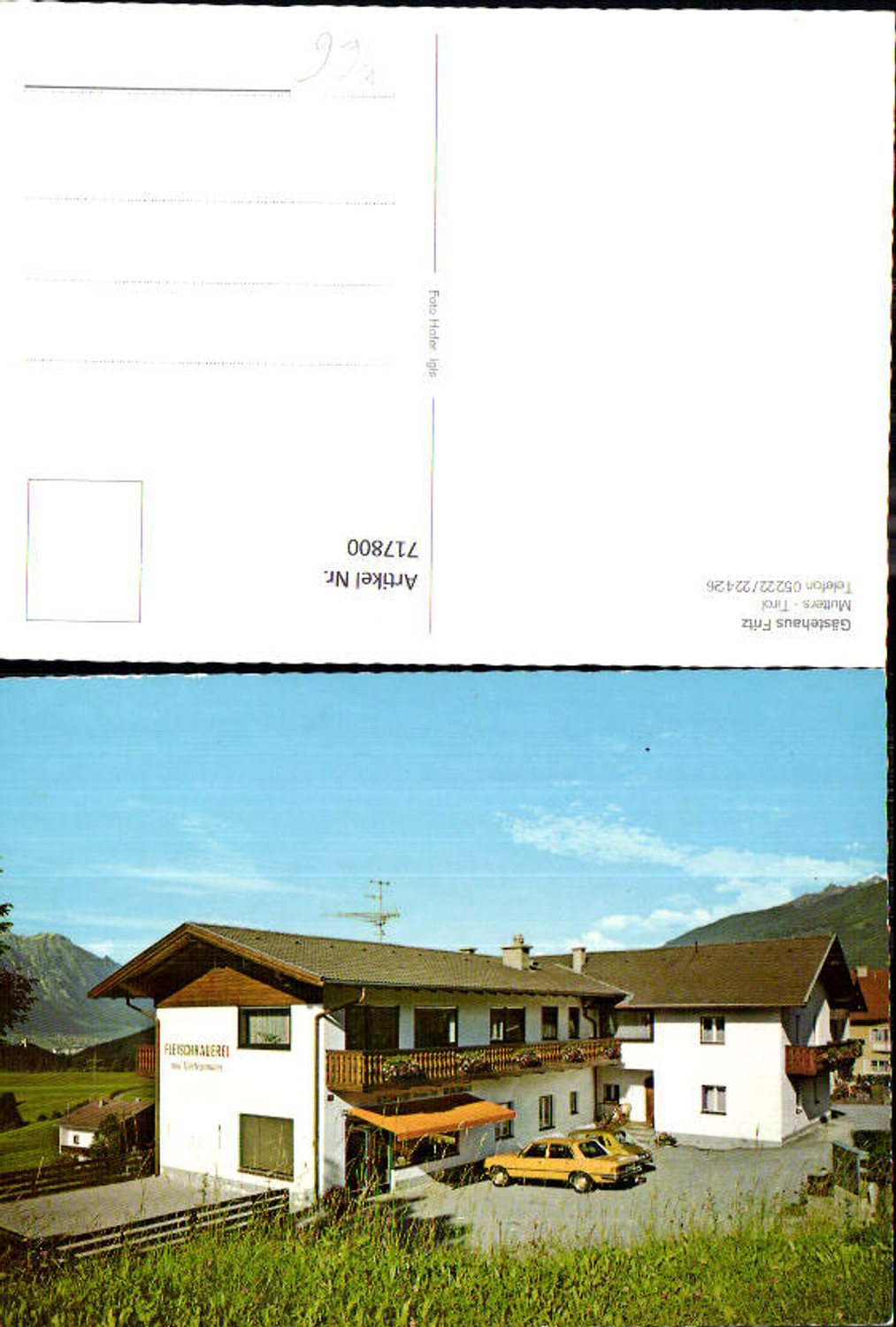 Alte Ansichtskarte – Old Postcard