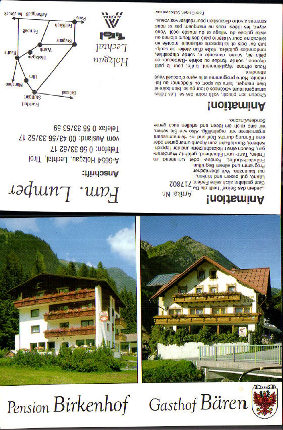 Alte Ansichtskarte – Old Postcard