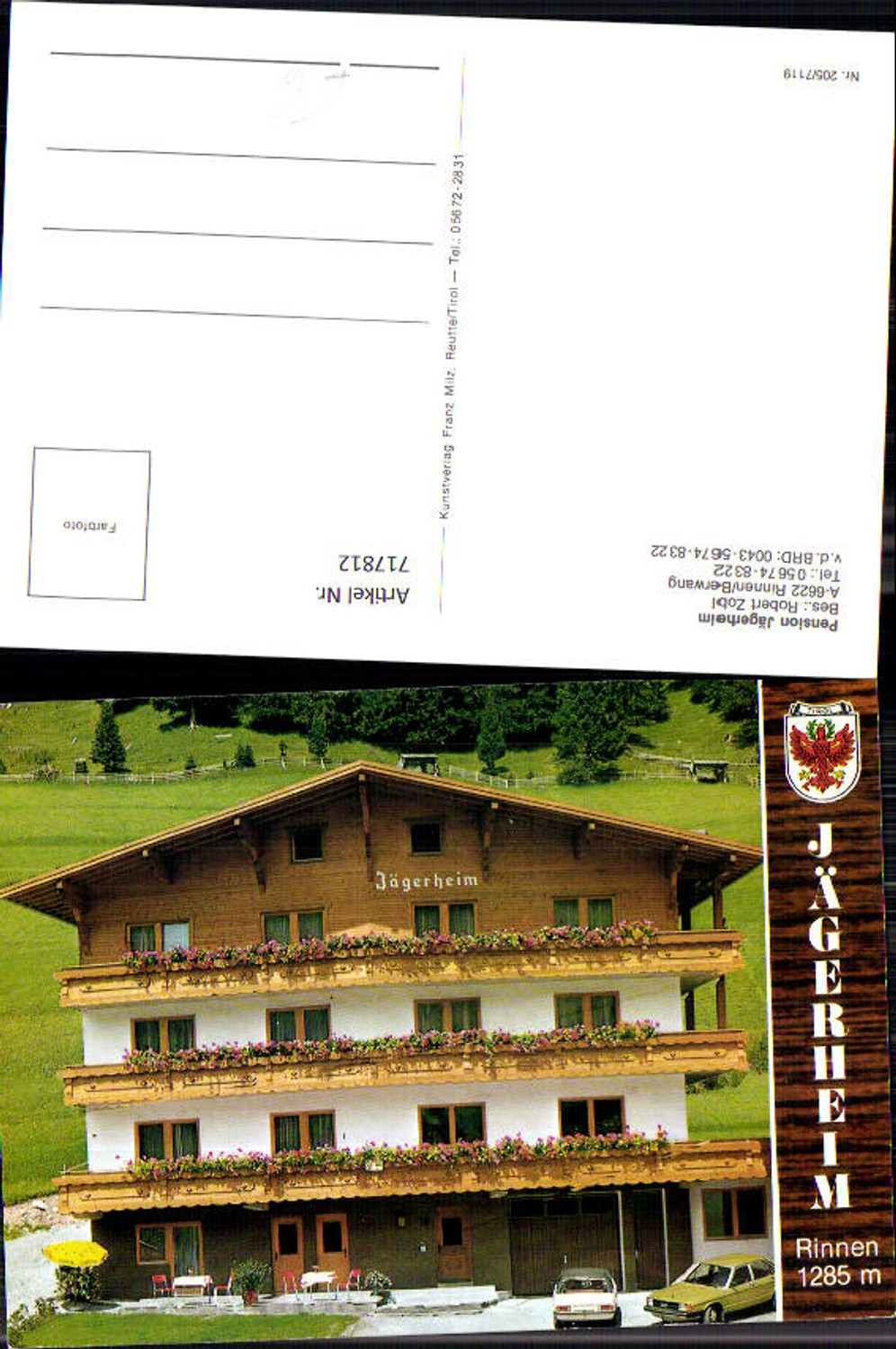 Alte Ansichtskarte – Old Postcard