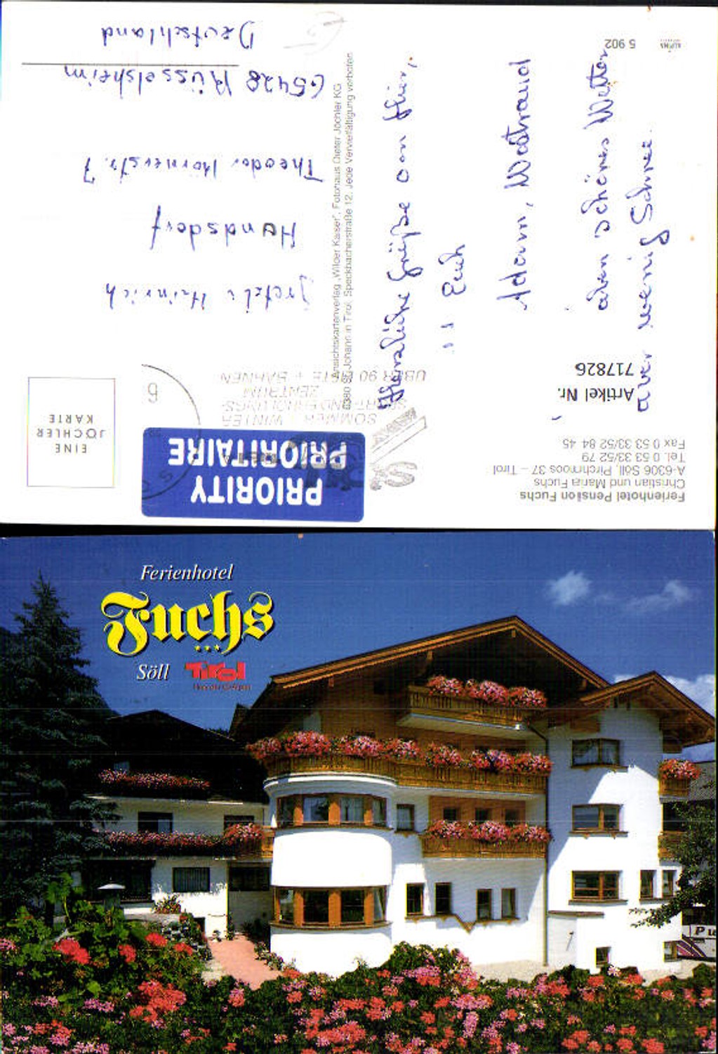 Alte Ansichtskarte – Old Postcard