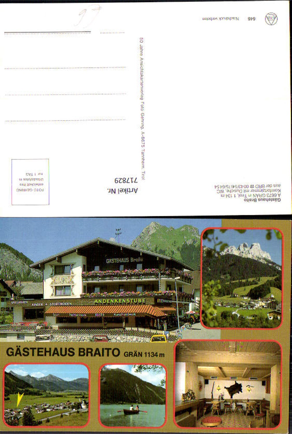 Alte Ansichtskarte – Old Postcard