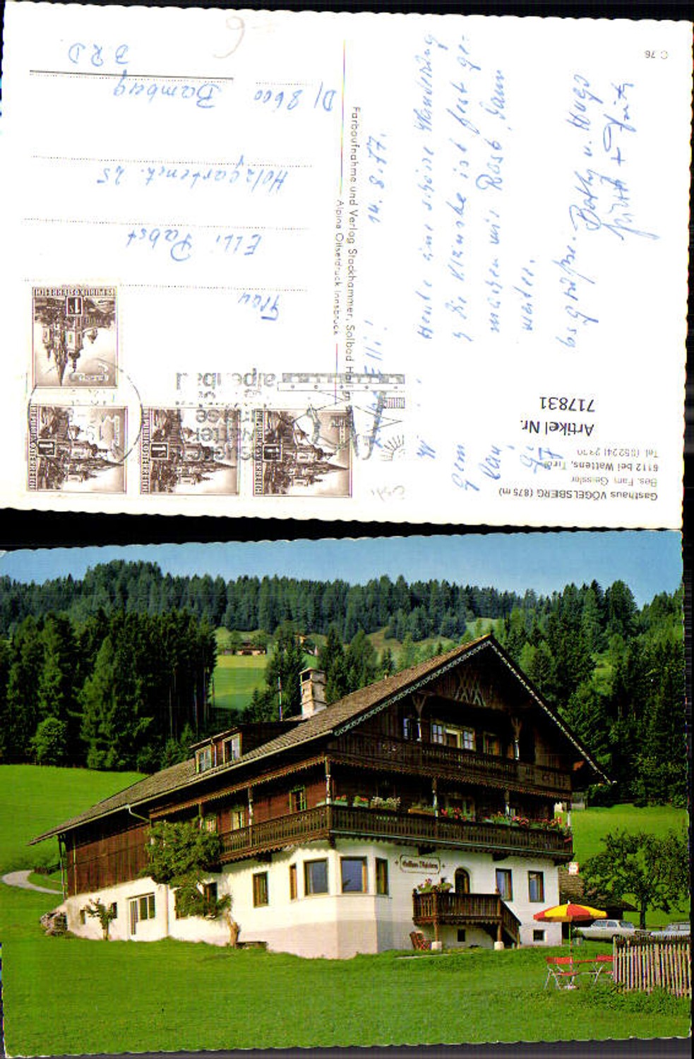 Alte Ansichtskarte – Old Postcard