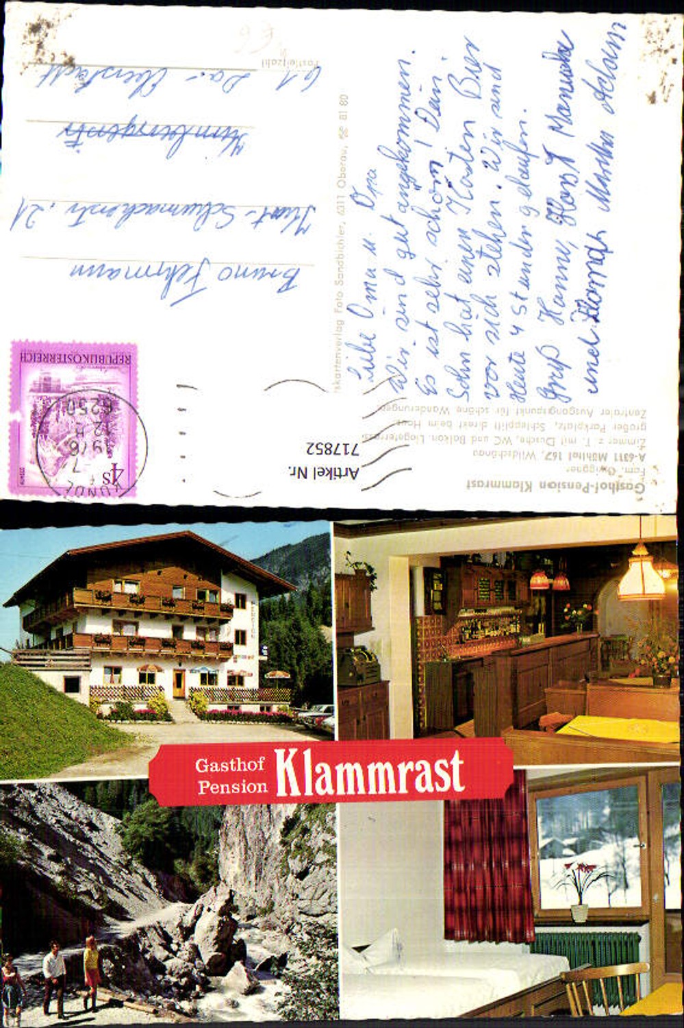 Alte Ansichtskarte – Old Postcard