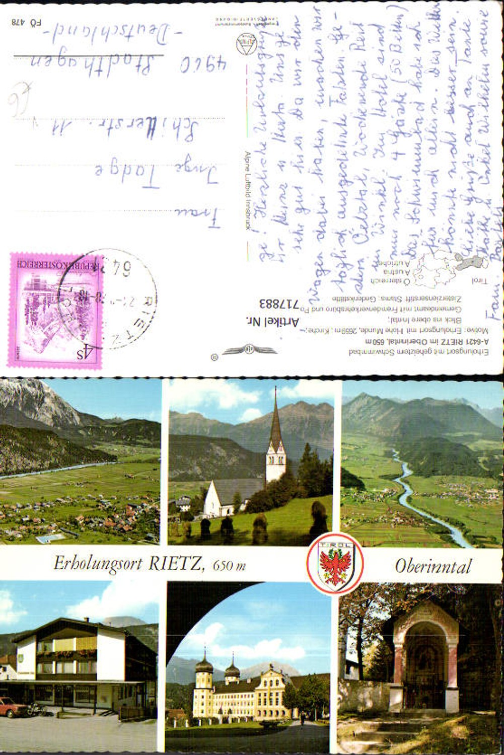 Alte Ansichtskarte – Old Postcard