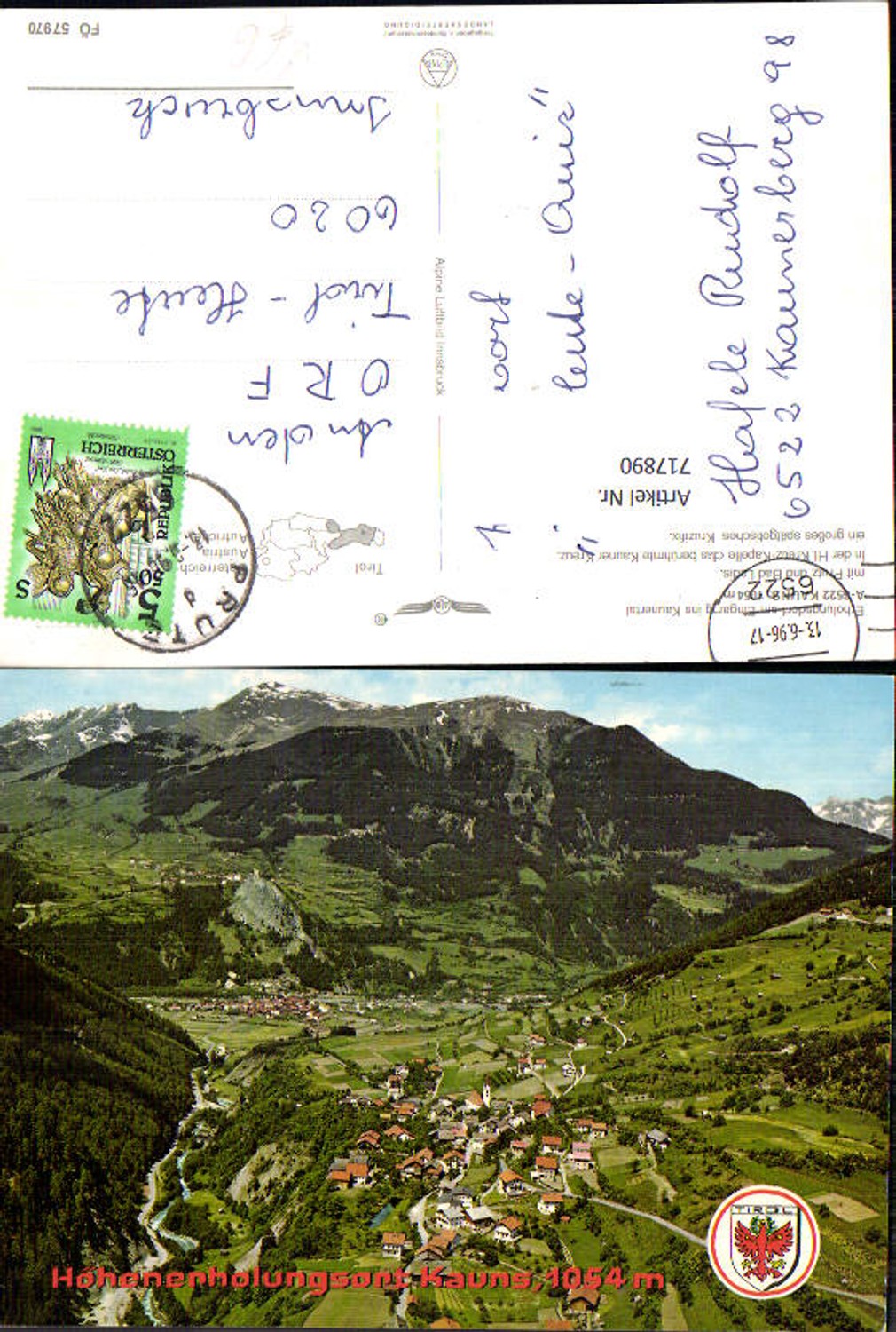 Alte Ansichtskarte – Old Postcard