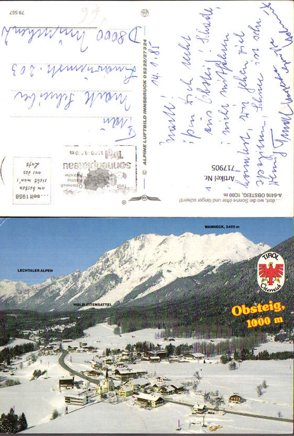 Alte Ansichtskarte – Old Postcard