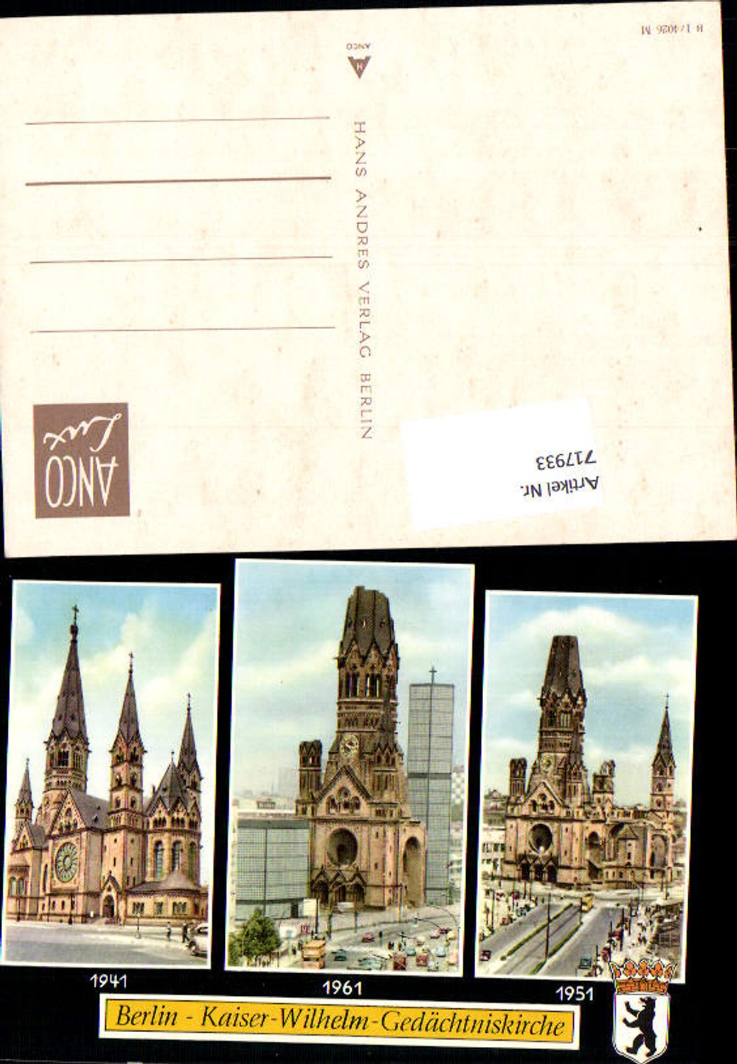 Alte Ansichtskarte – Old Postcard
