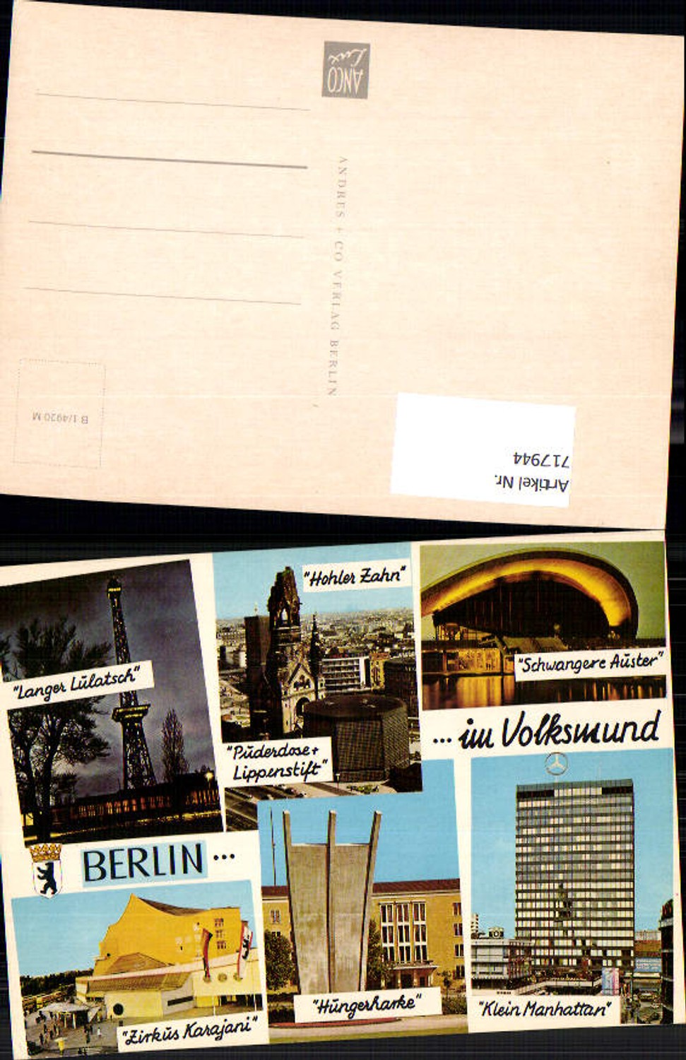 Alte Ansichtskarte – Old Postcard